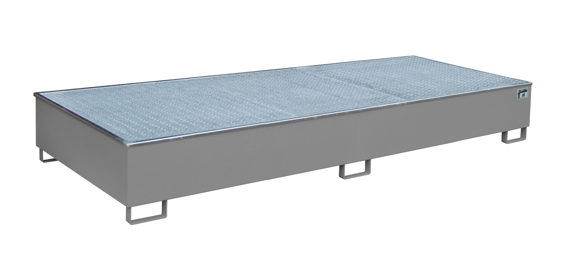 Regalwanne mit PE-Einsatz Typ RW-GR PE RAL 7005 Mausgrau