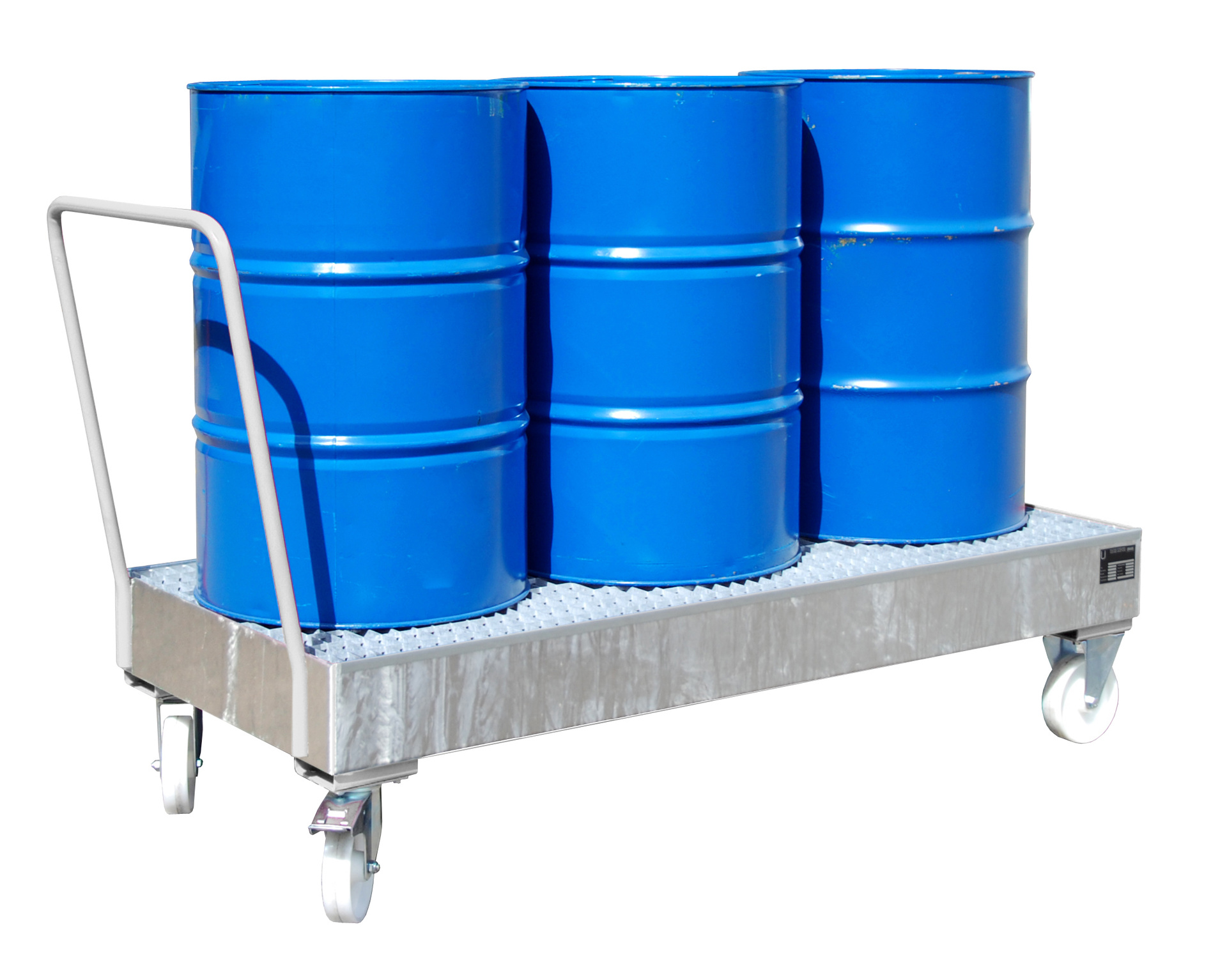 Fahrbare Auffangwanne Typ SERIE 2000 feuerverzinkt