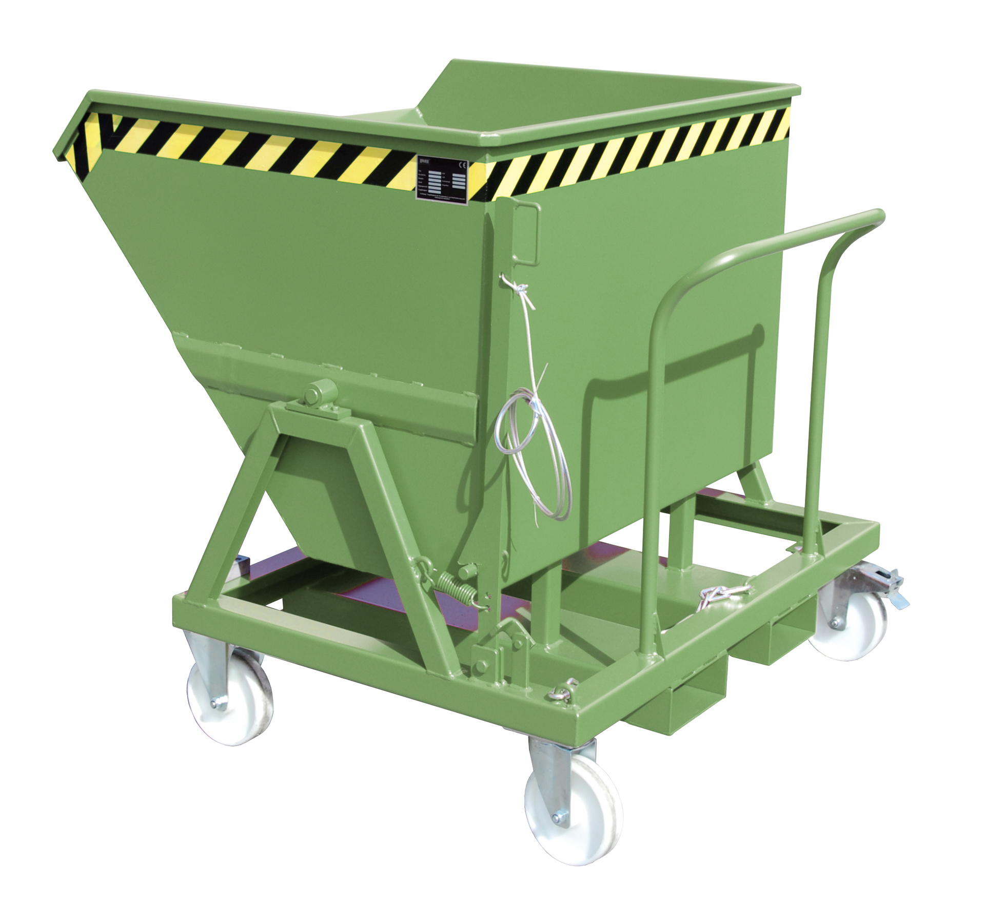 Kippmulde Typ KS RAL 6011 Resedagrün