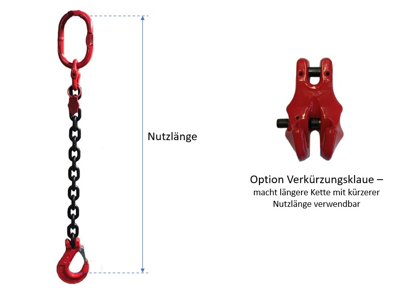 2-strang Kettengehänge / Anschlagkette Güteklasse 10 - Kettengehänge / Anschlagketten