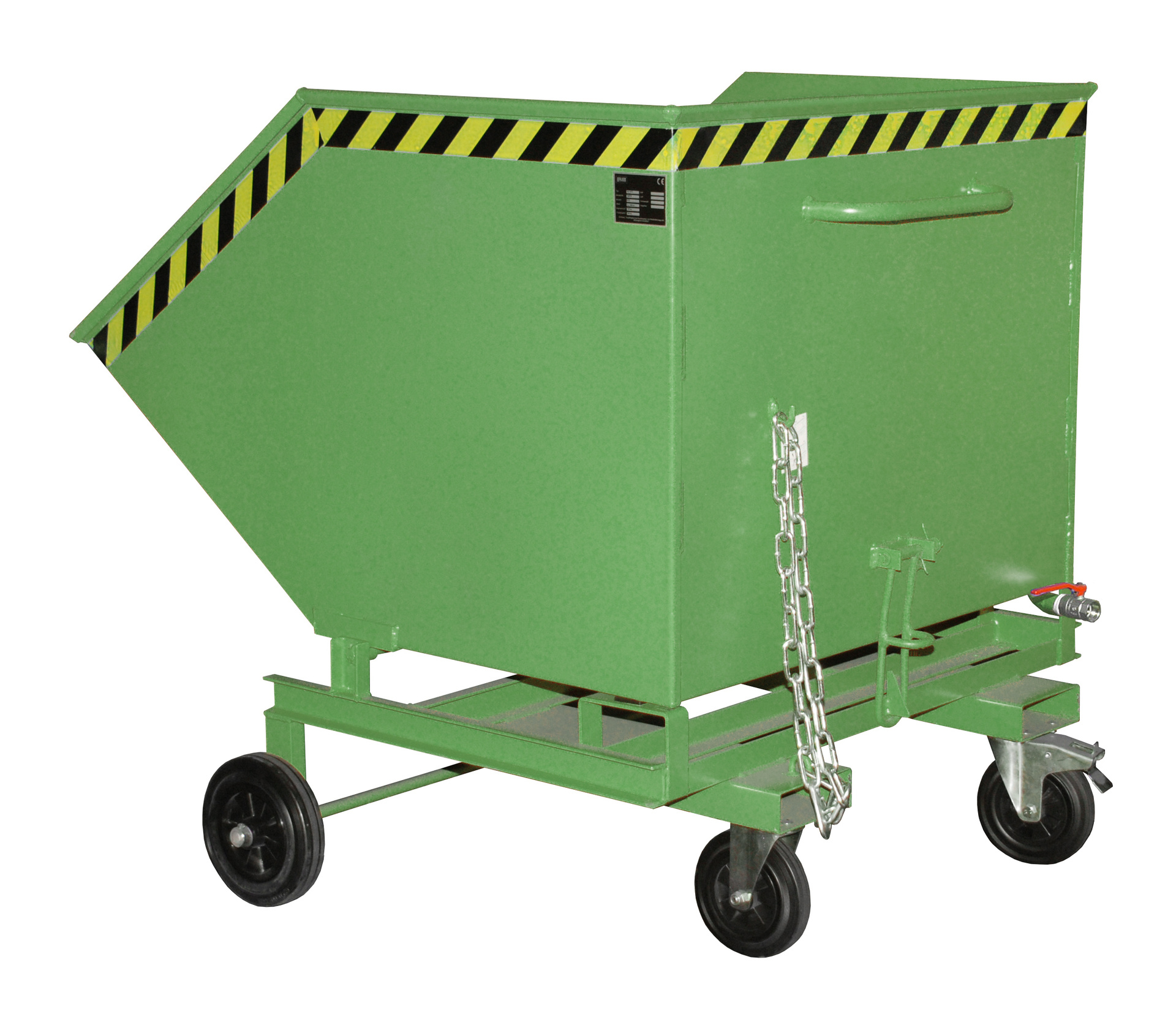 Späne-Kastenwagen Typ SKW-ET RAL 6011 Resedagrün