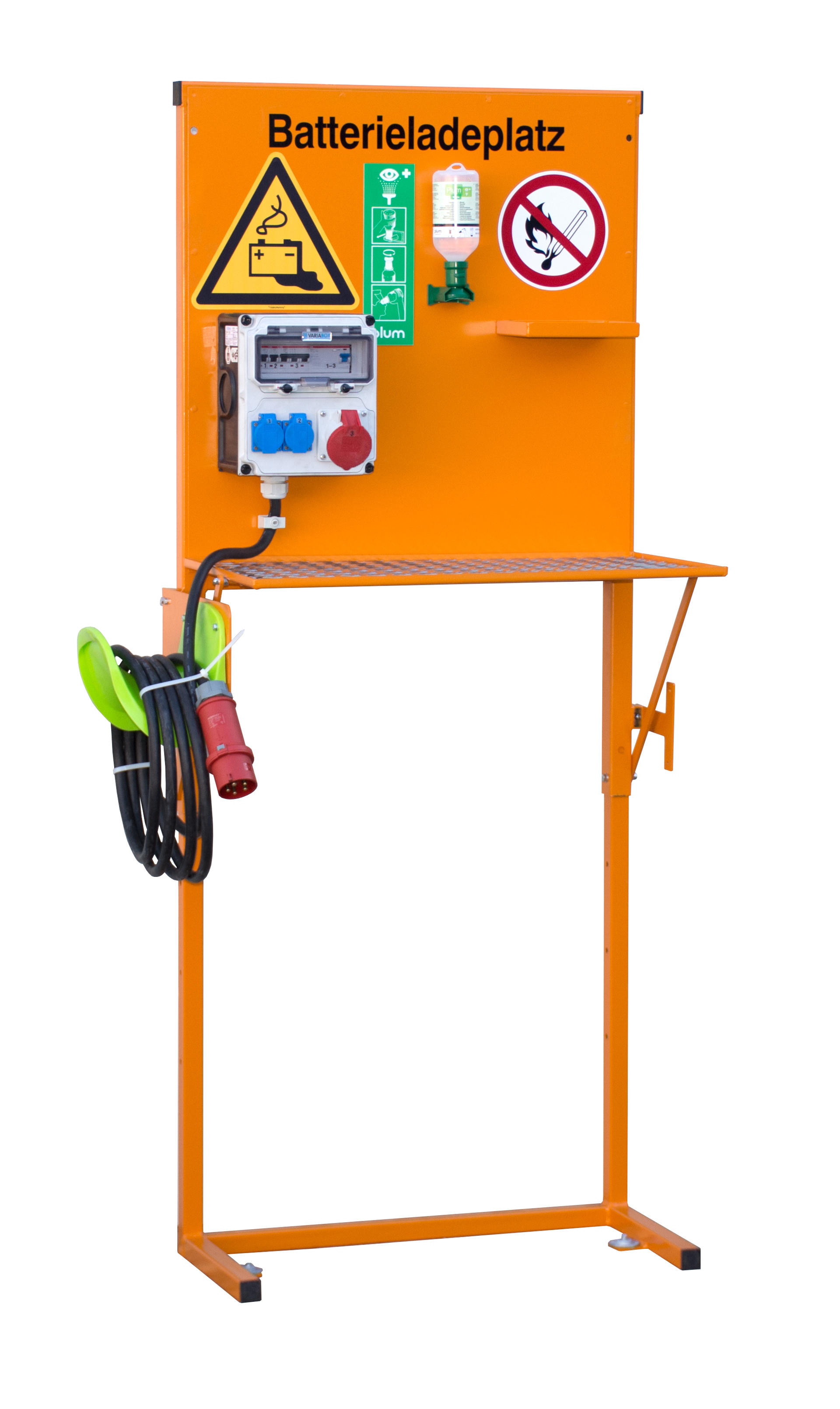 Batterieladeplatz Typ BL RAL 2000 Gelborange
