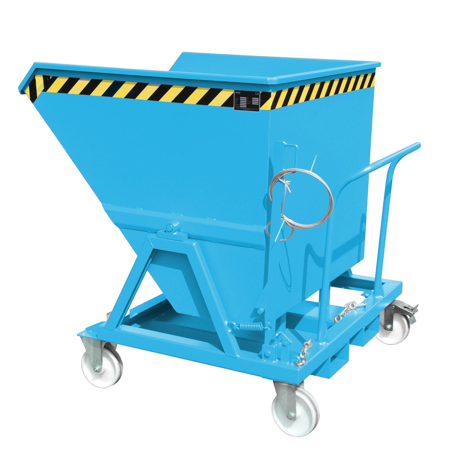 Kippmulde Typ KS RAL 5012 Lichtblau