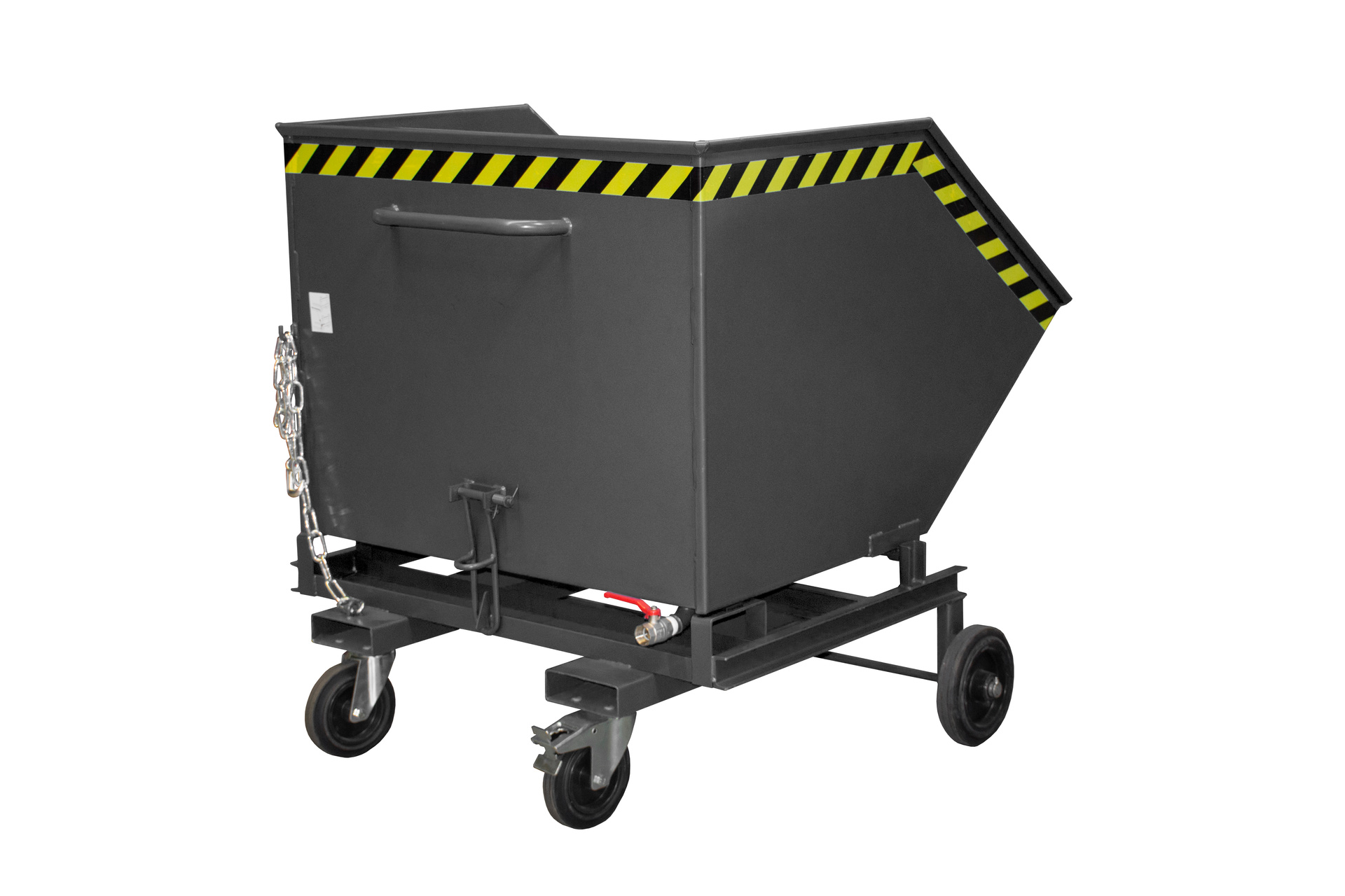 Späne-Kastenwagen Typ SKW-ET RAL 7021 Schwarzgrau