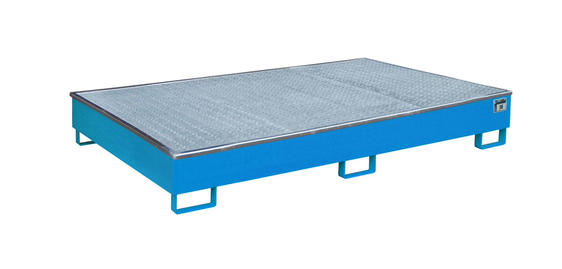 Regalwanne mit PE-Einsatz Typ RW-GR PE RAL 5012 Lichtblau