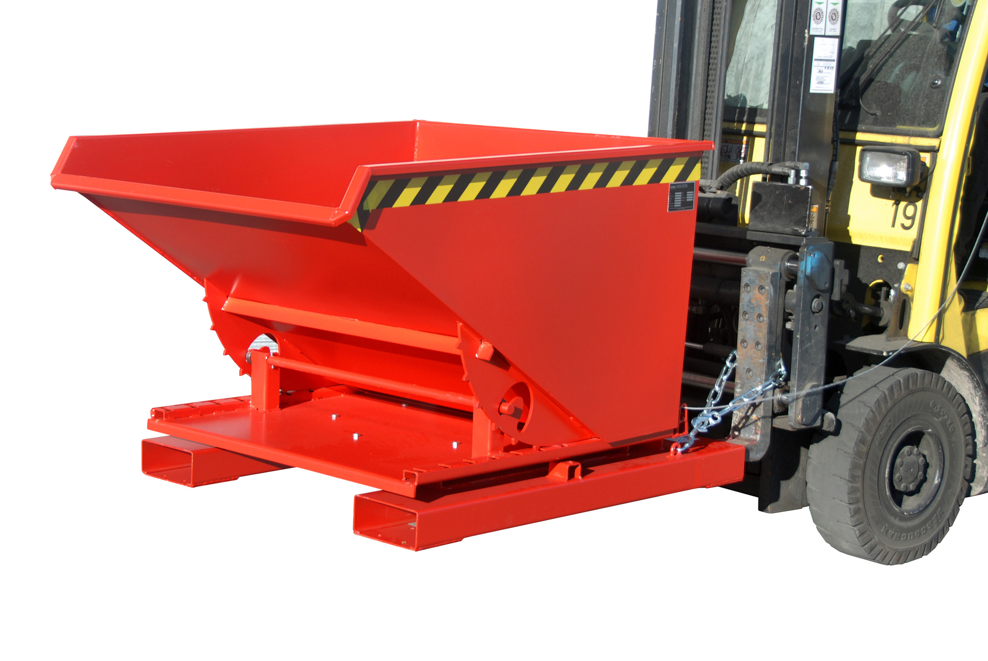 Kippbehälter Typ 3S RAL 3000 Feuerrot