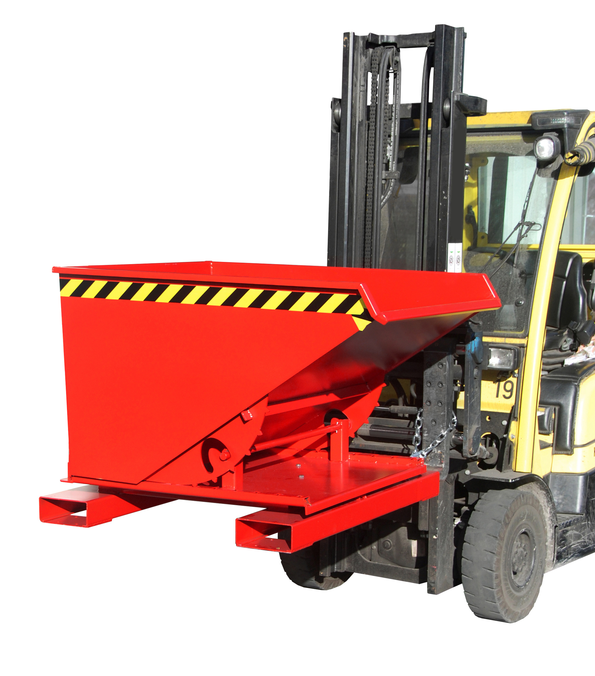 Kippbehälter Typ 3S RAL 3000 Feuerrot