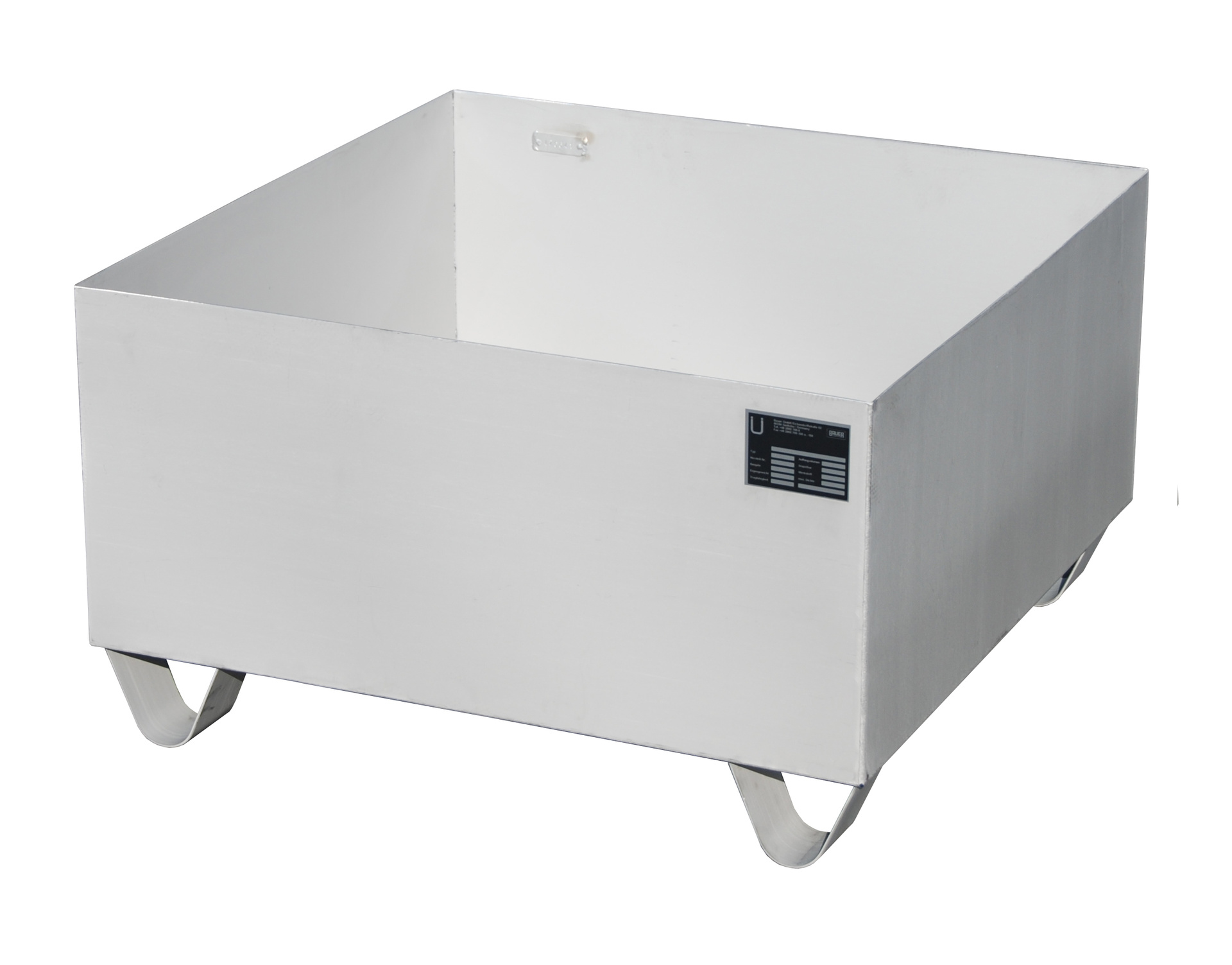 Edelstahl-Auffangwanne Typ VAW Edelstahl