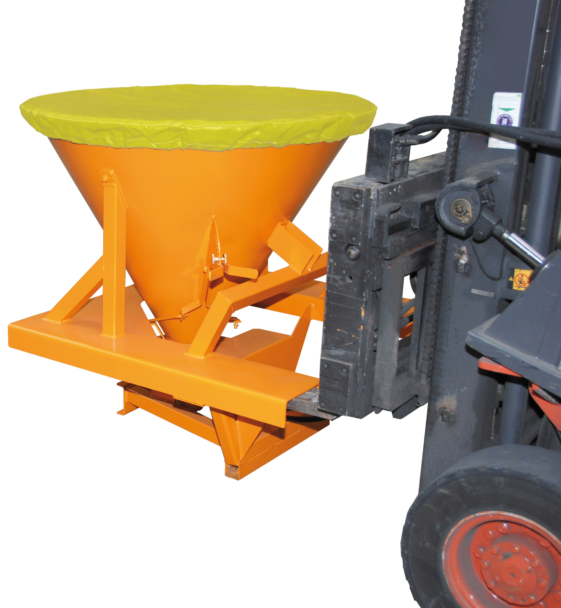 Streugerät Typ SH RAL 2000 Gelborange mit Zubehör