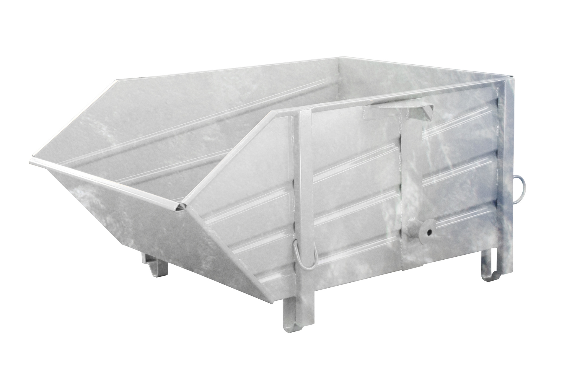 Baustoffbehälter Typ BBP feuerverzinkt mit Zubehör