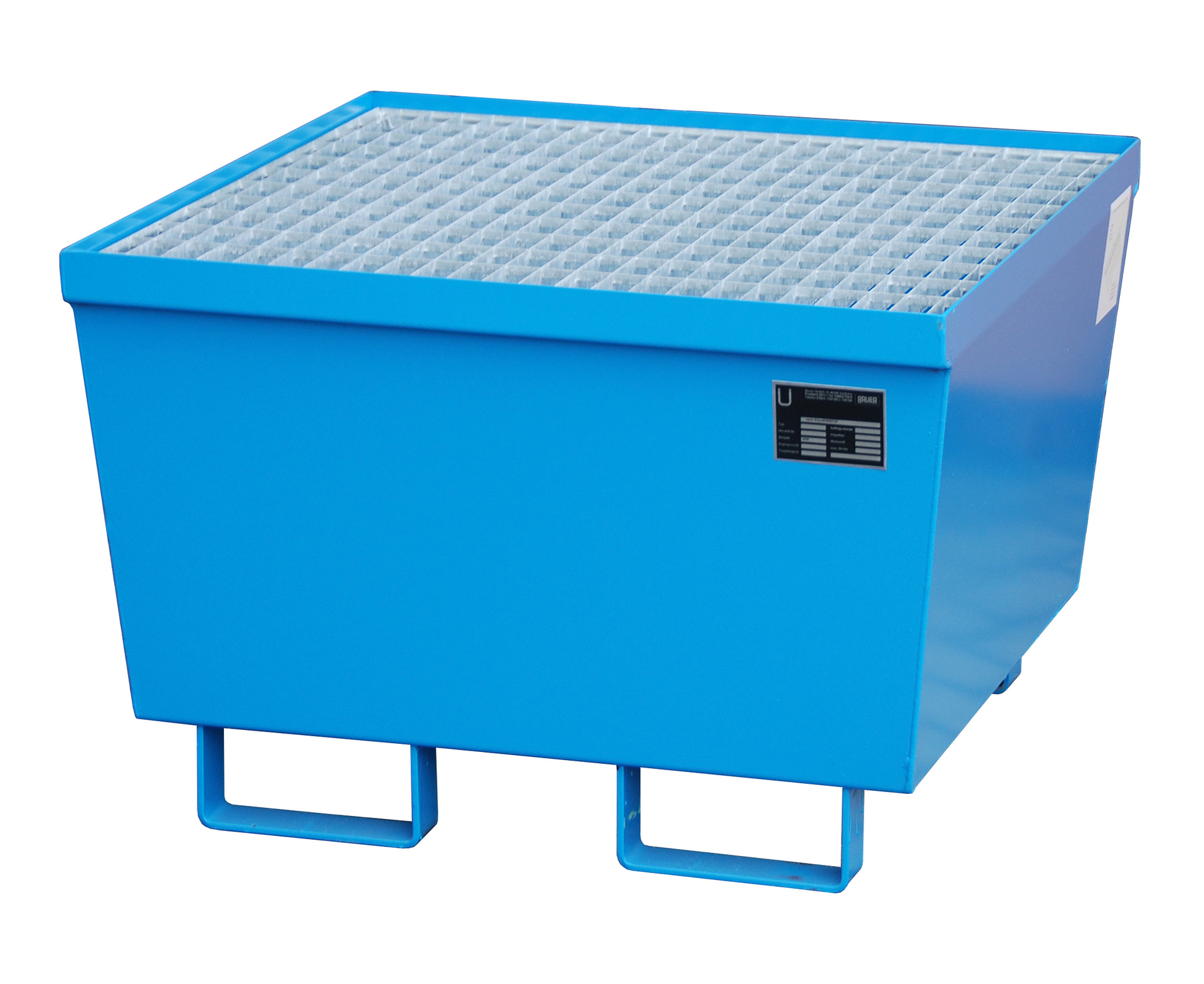 Auffangwanne Typ AM RAL 5012 Lichtblau