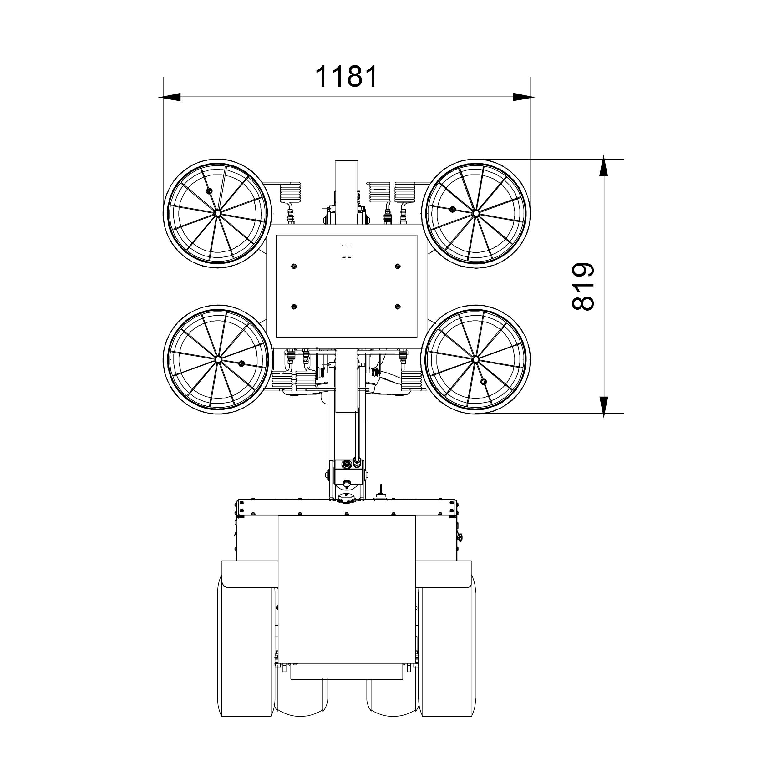 GW625 Zeichnung oben