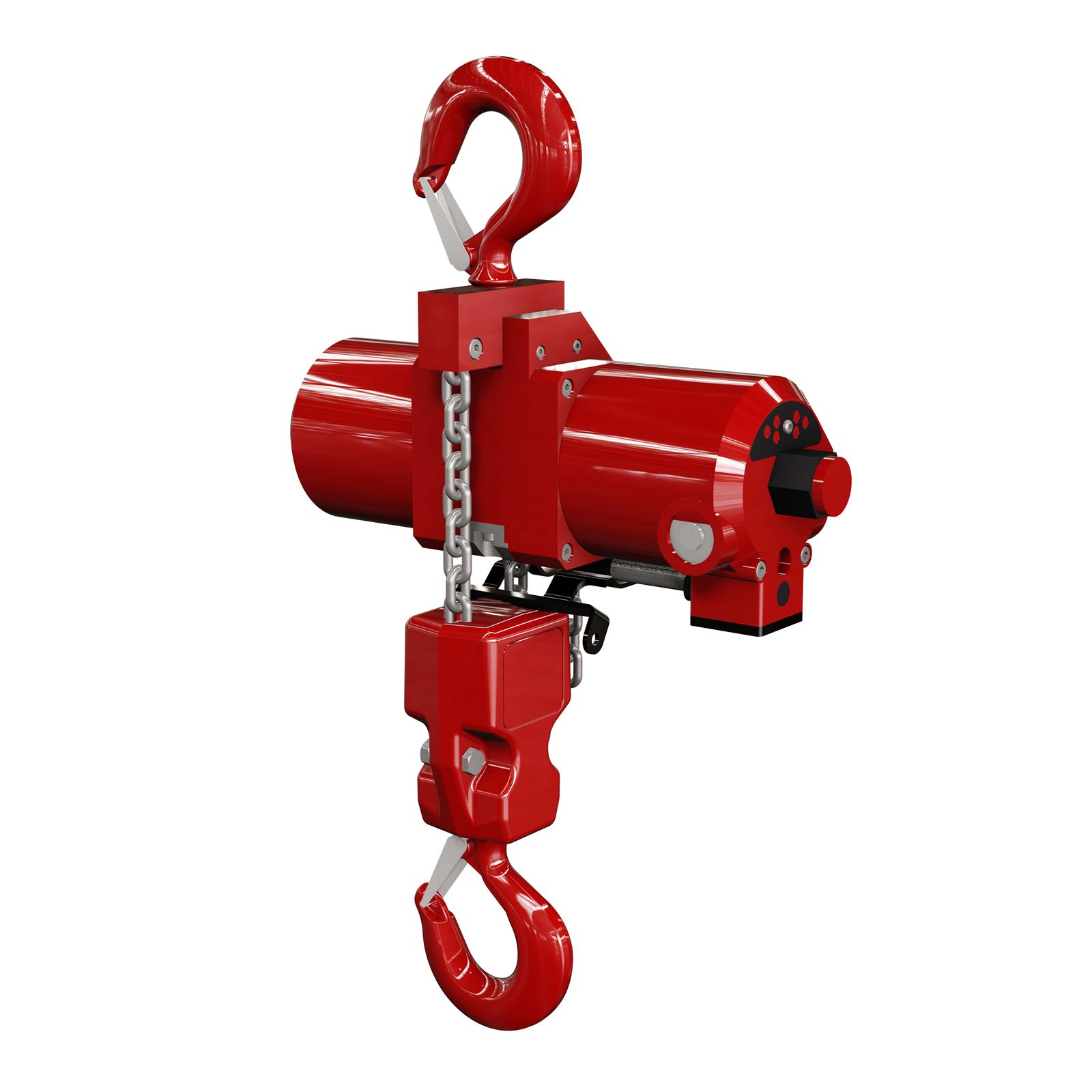 Minidruckluftkettenzug 500 kg 2-Strang