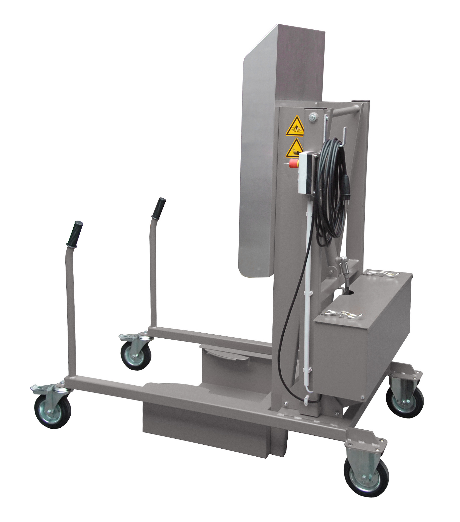 Mülltonnen-Kippstation Typ MKS RAL 7005 Mausgrau