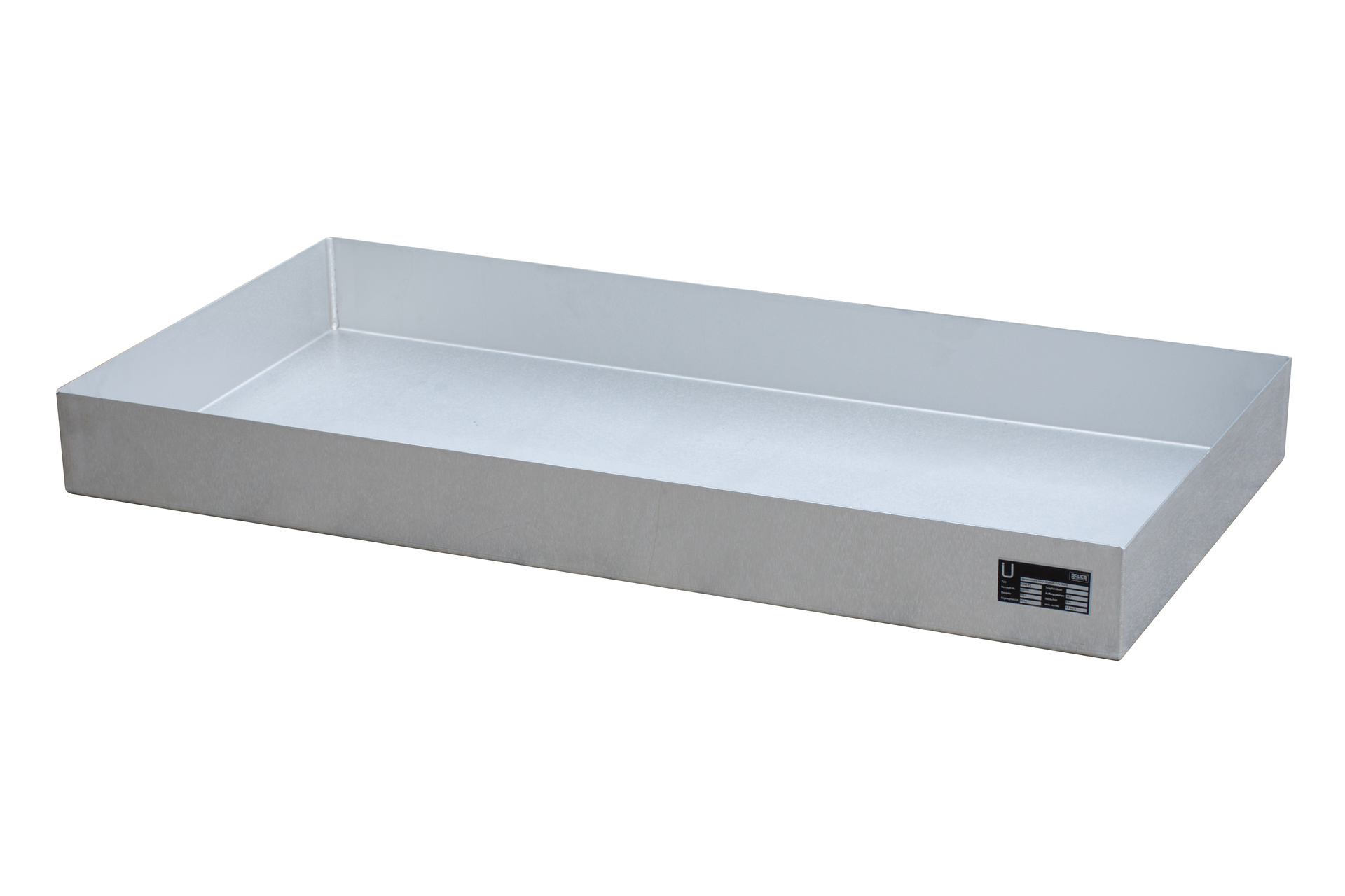 Kleingebindewanne für Paletten Typ KGW-P Edelstahl