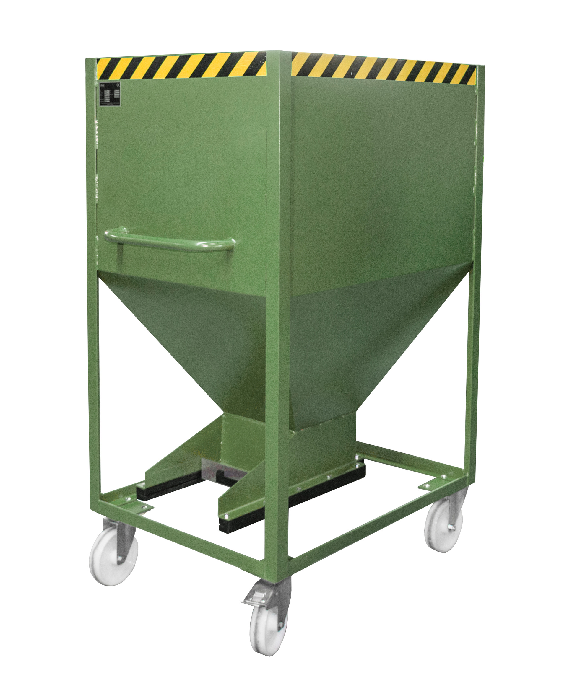 Silobehälter Typ SR-D RAL 6011 Resedagrün