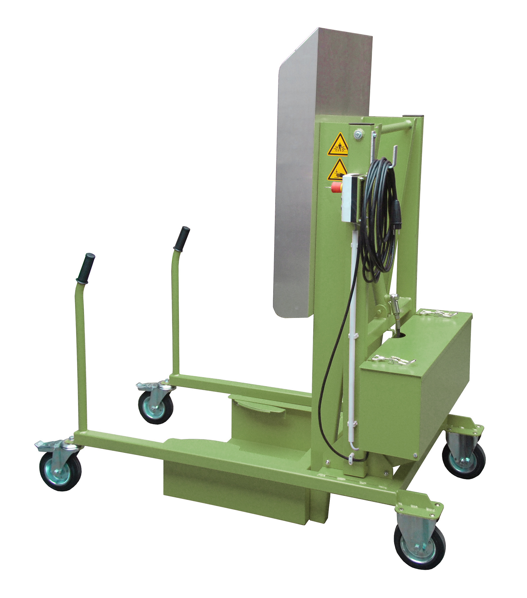 Mülltonnen-Kippstation Typ MKS RAL 6011 Resedagrün