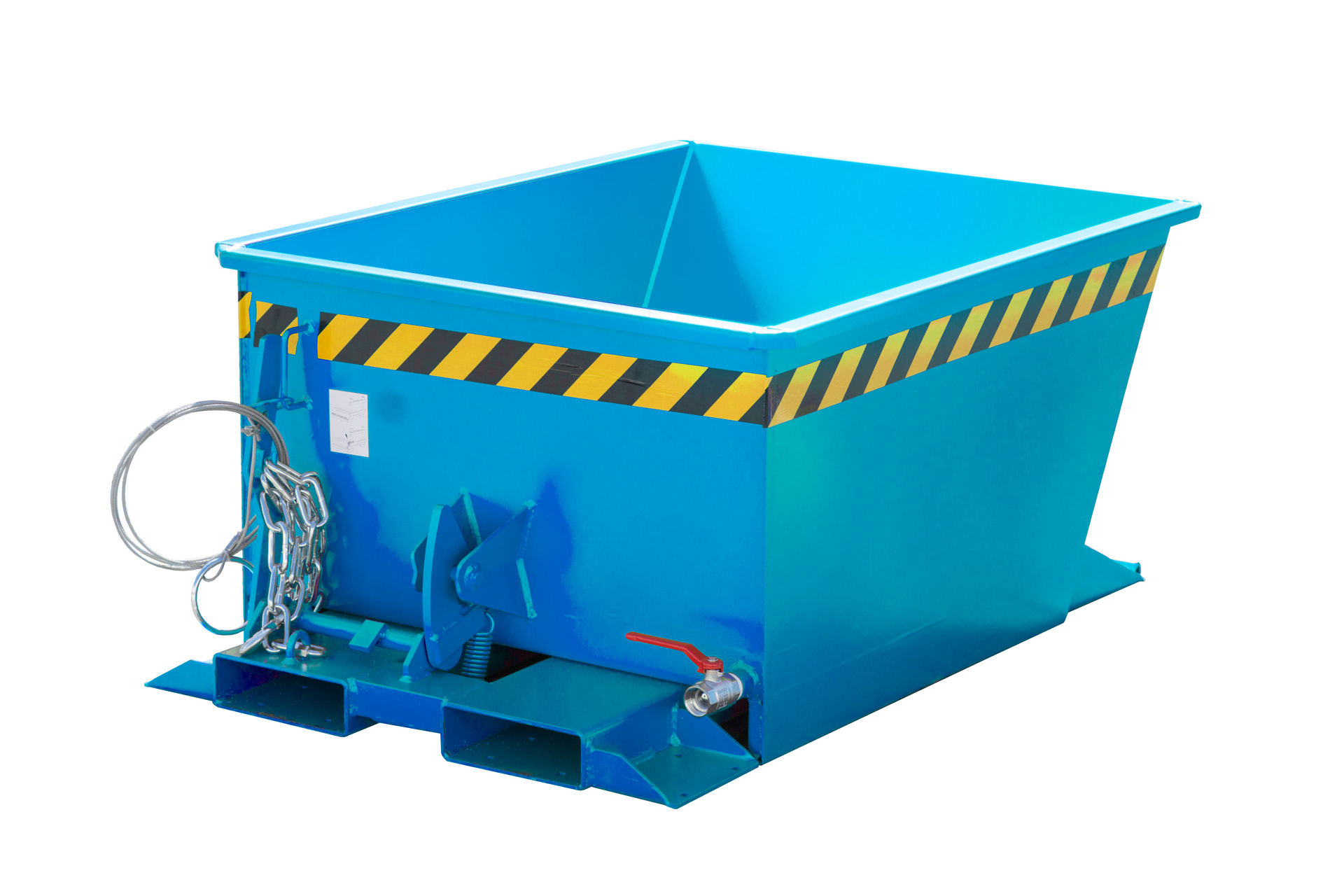 Spänebehälter Typ SGU-RZ RAL 5012 Lichtblau