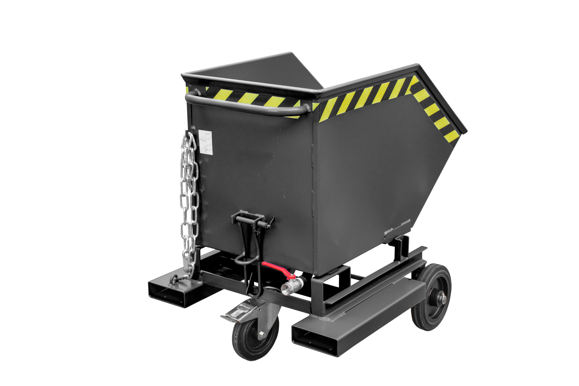 Späne-Kastenwagen Typ SKW-ET RAL 7021 Schwarzgrau