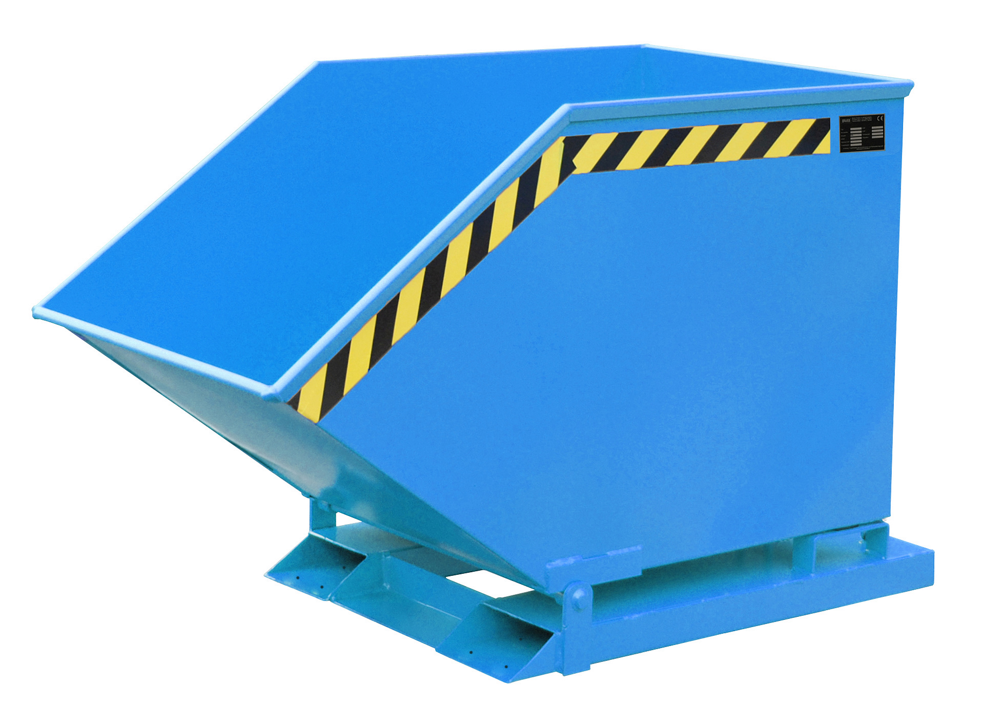 Späne-Kippmulde Typ SKK RAL 5012 Lichtblau