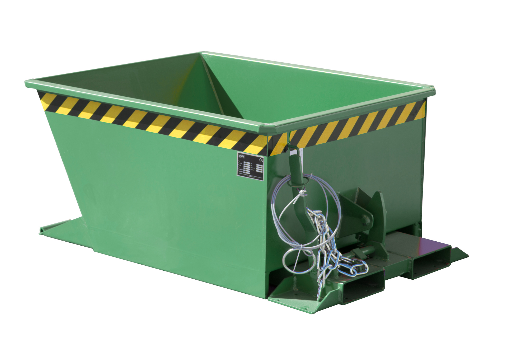 Kippbehälter Typ GU-RZ RAL 6011 Resedagrün