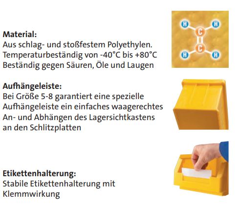 Etiketten für Größe 8