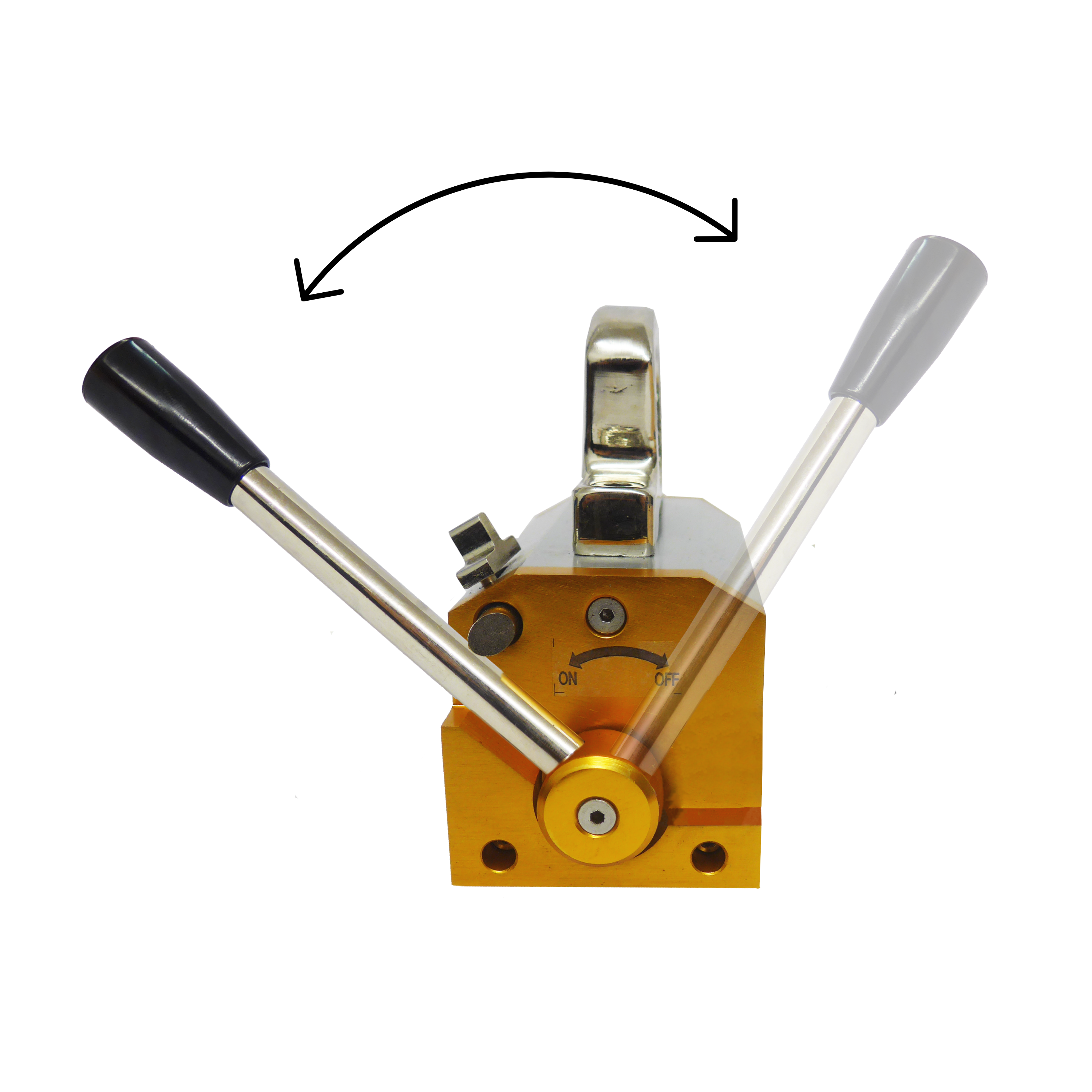 Hebemagnet manueller Hebel