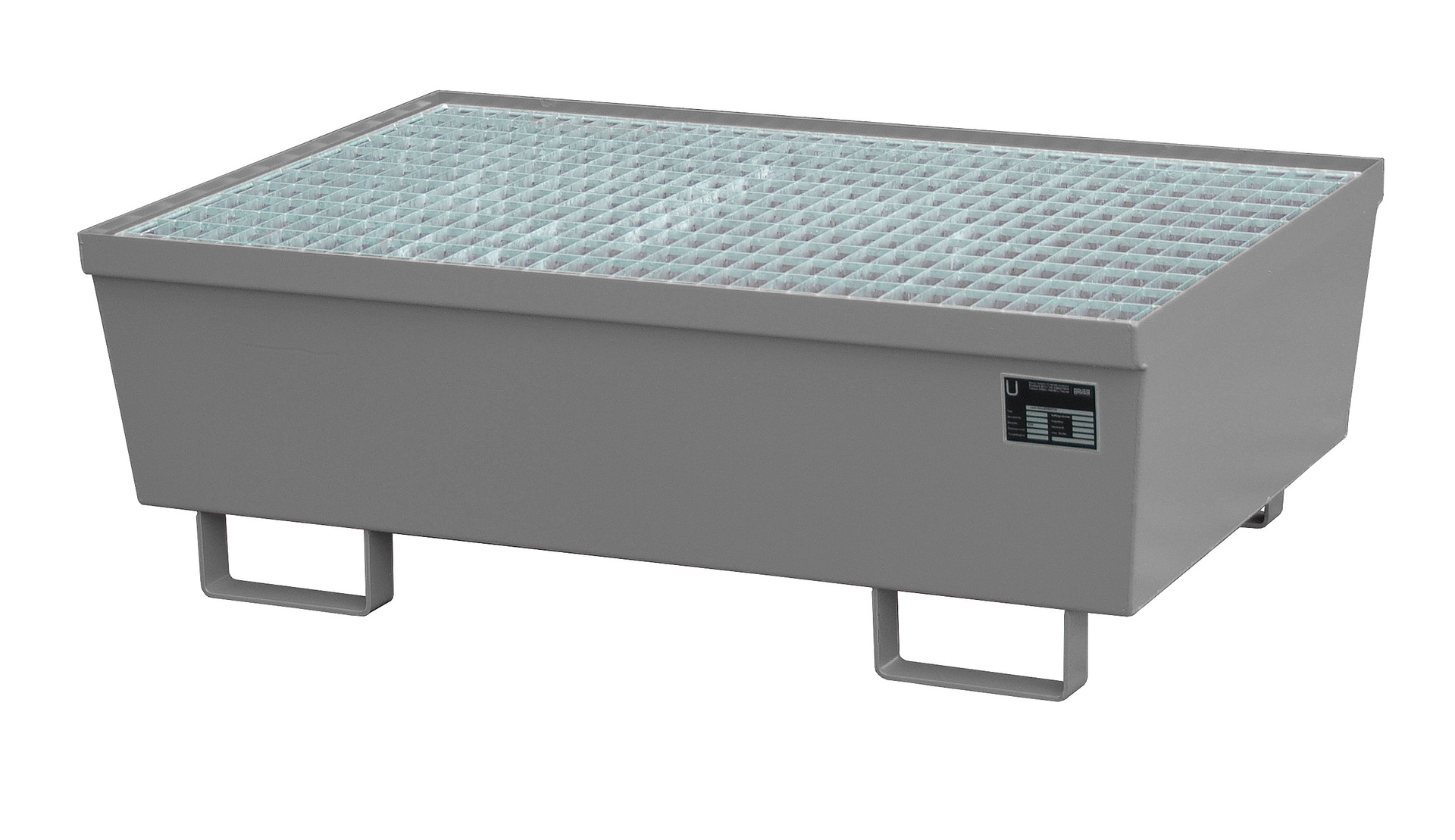 Auffangwanne Typ AM RAL 7005 Mausgrau