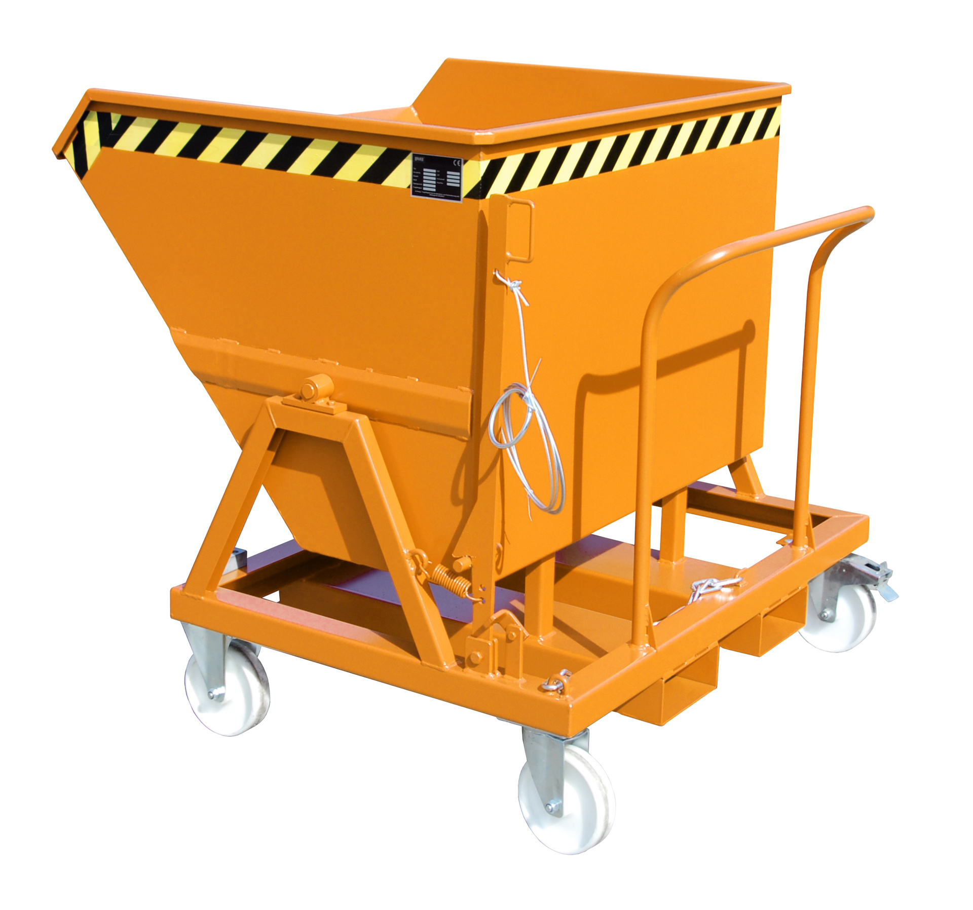 Kippmulde Typ KS RAL 2000 Gelborange