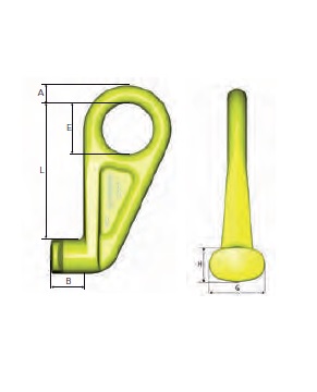 Containerhaken techn. Daten 1/2