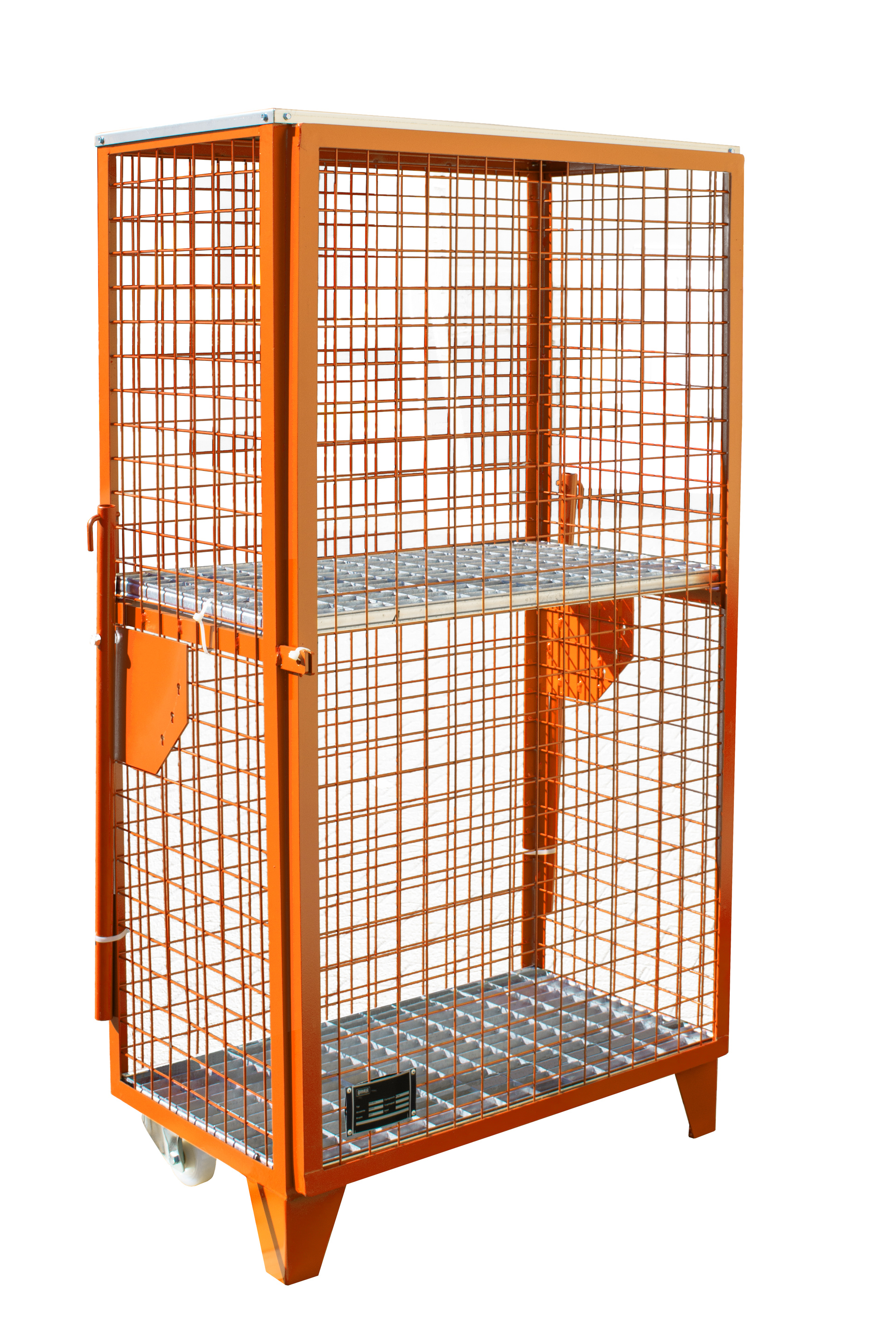 Gasflaschen-Depot Typ GFD-R RAL 2000 Gelborange