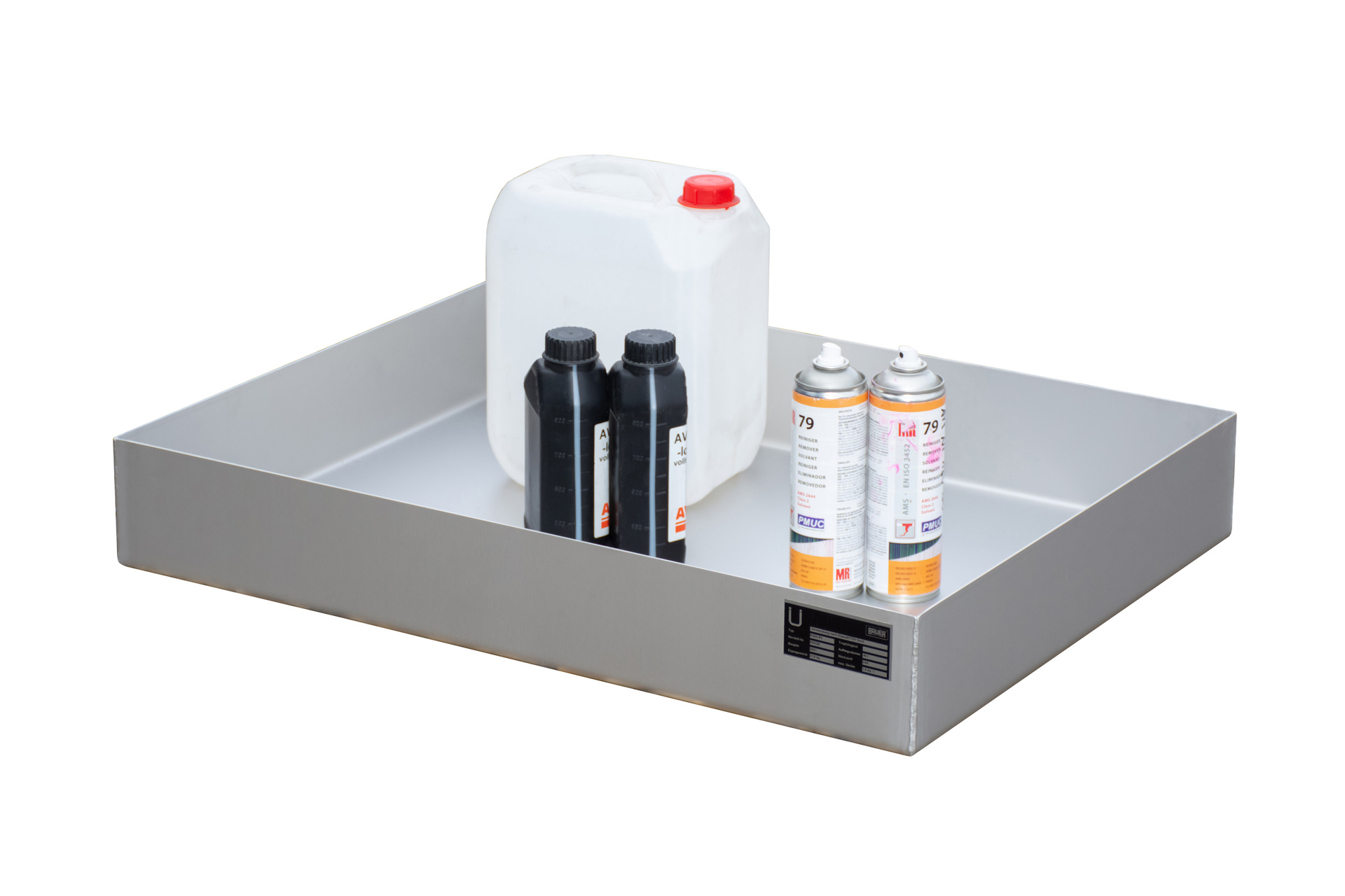 Kleingebindewanne für Paletten Typ KGW-P Edelstahl