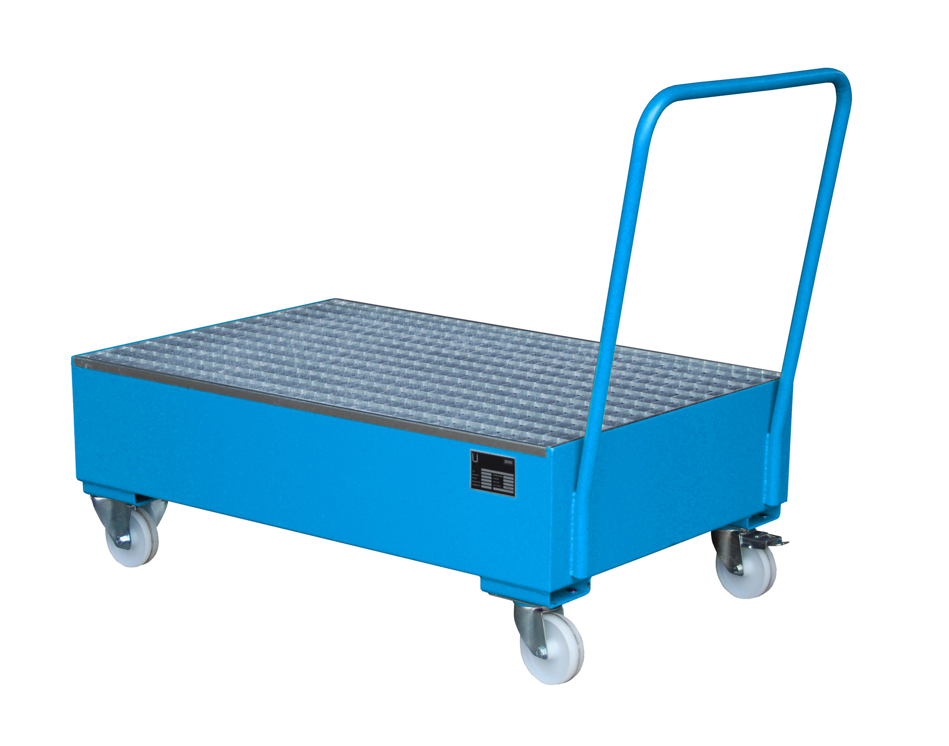 Fahrbare Auffangwanne Typ SERIE 2000 RAL 5012 Lichtblau