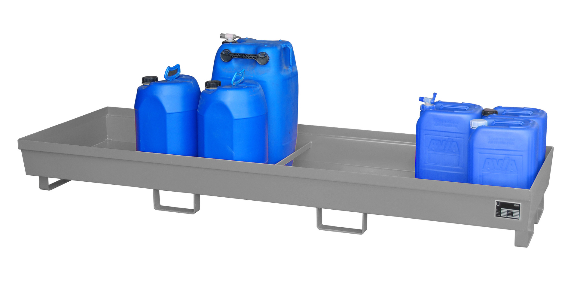 Auffangwanne Typ AO RAL 7005 Mausgrau