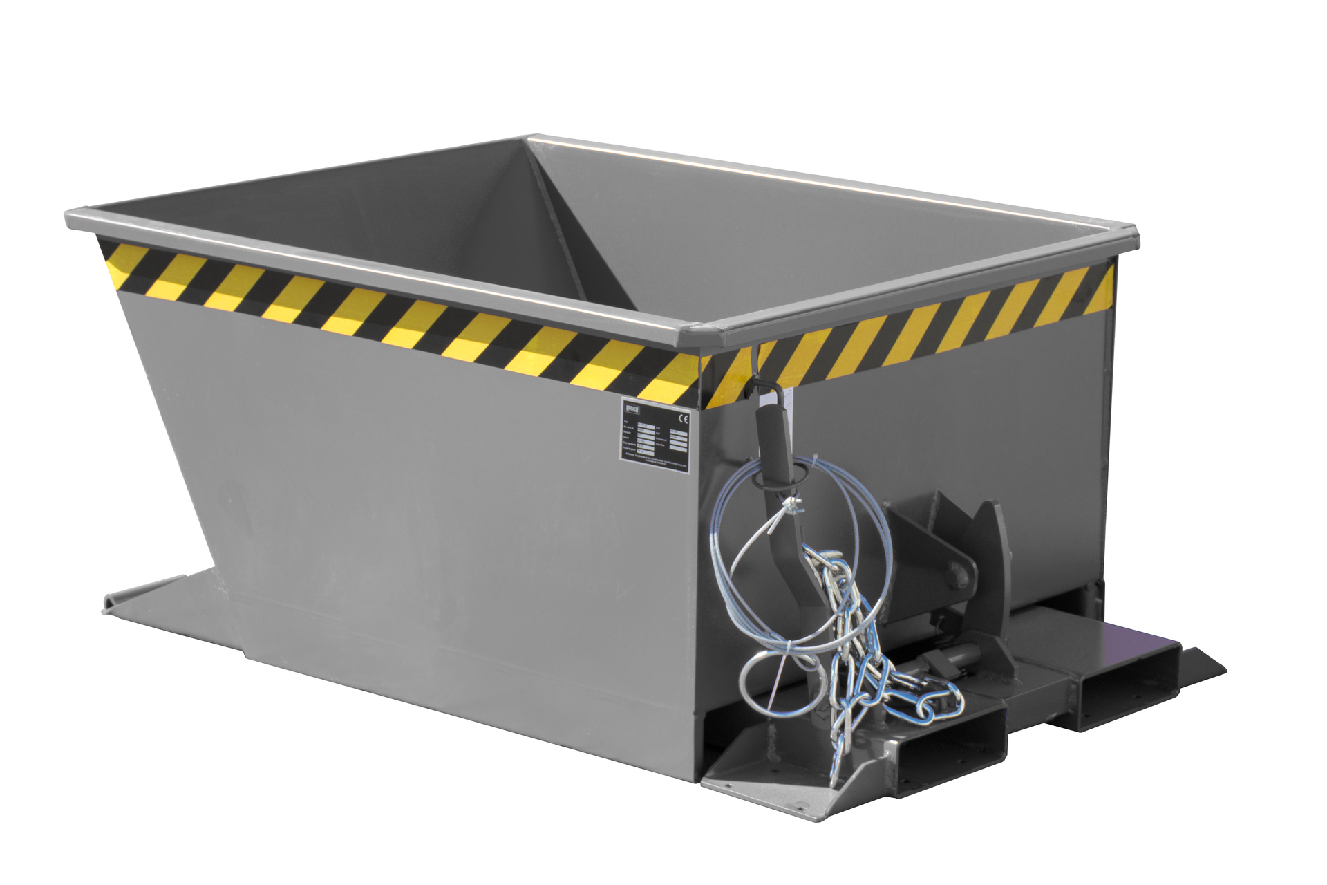 Kippbehälter Typ GU-RZ RAL 7005 Mausgrau