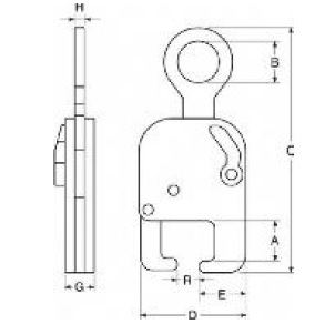 Schienenklemme techn. Daten 1/2