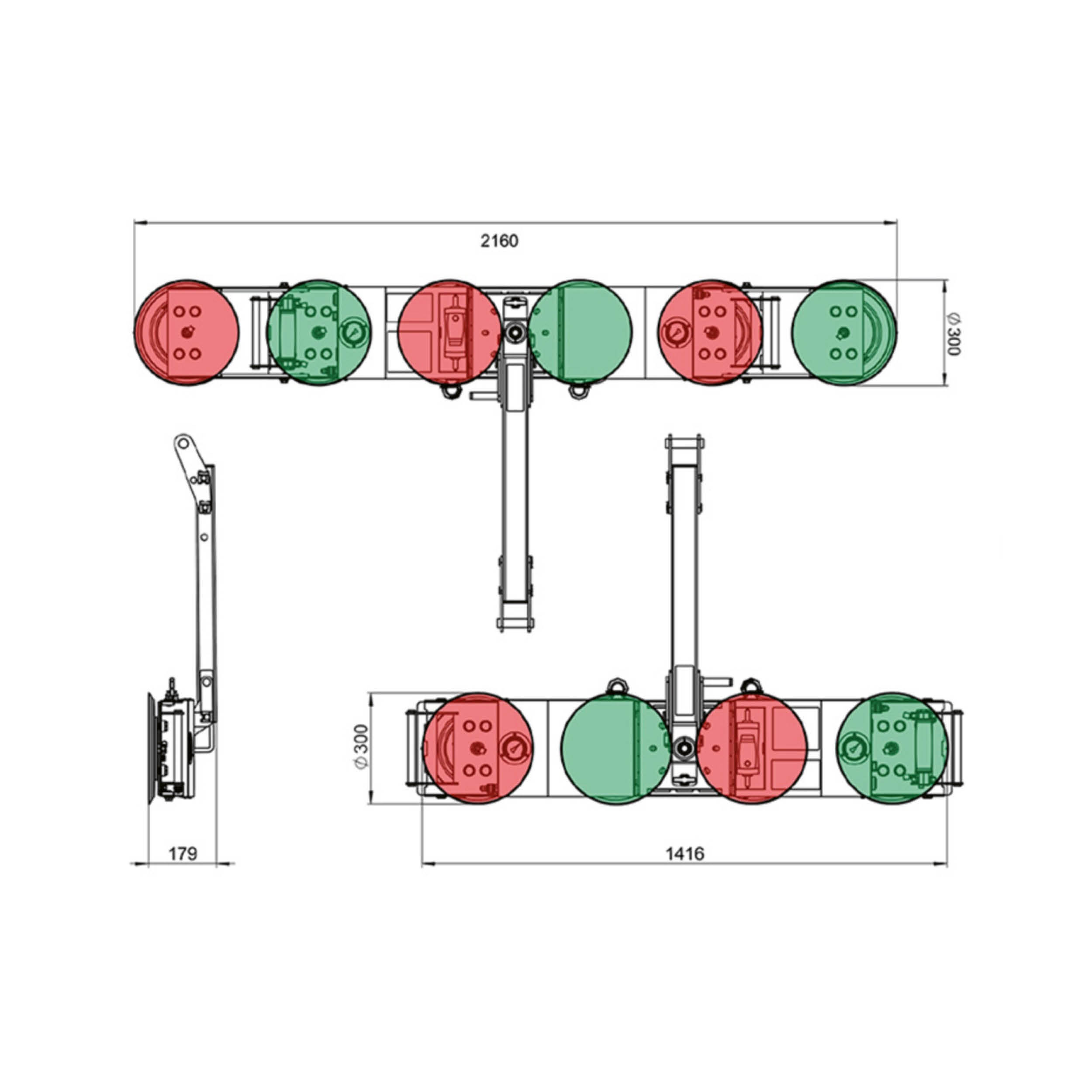 UPG450 Technik Zeichnung