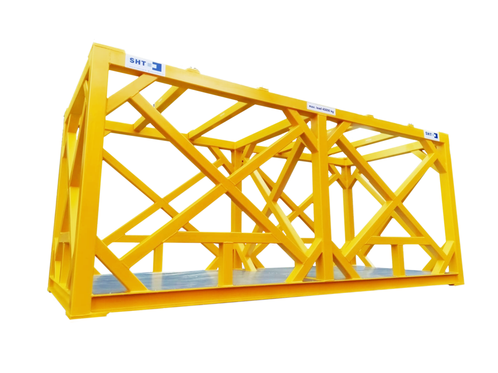 Testgewichterahmen / Prüfrahmen Container - weitere Ansicht