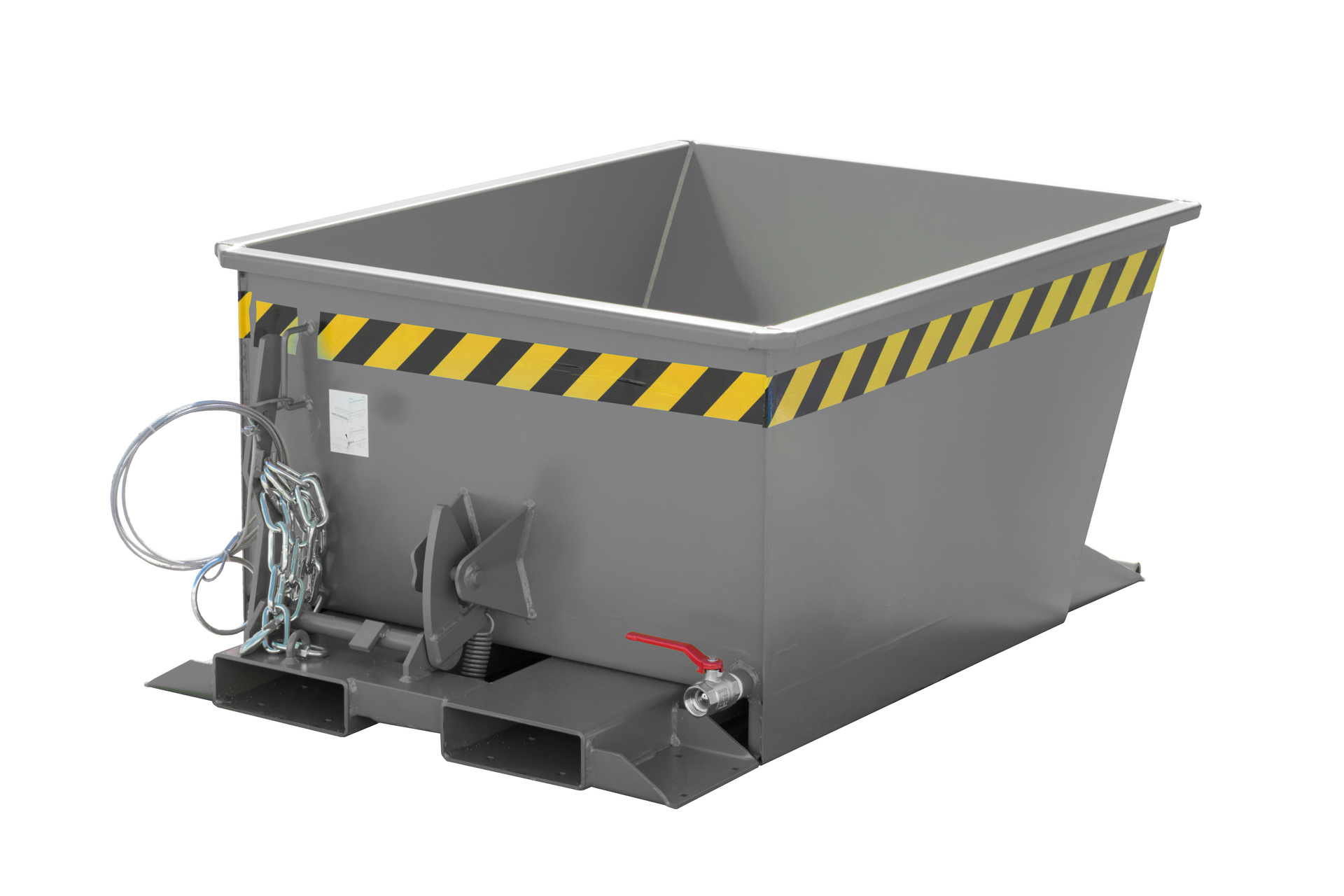 Spänebehälter Typ SGU-RZ RAL 7005 Mausgrau