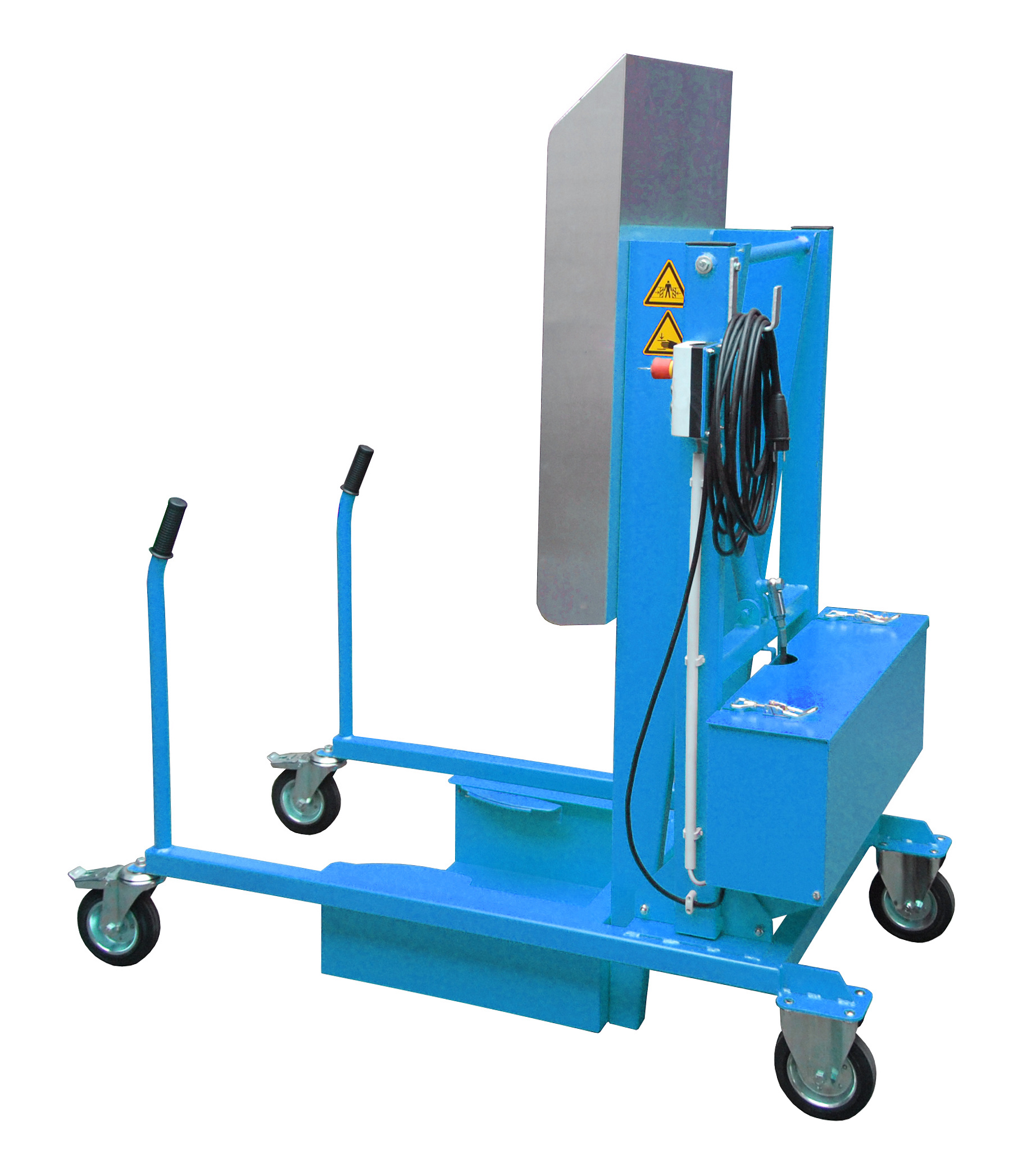 Mülltonnen-Kippstation Typ MKS RAL 5012 Lichtblau