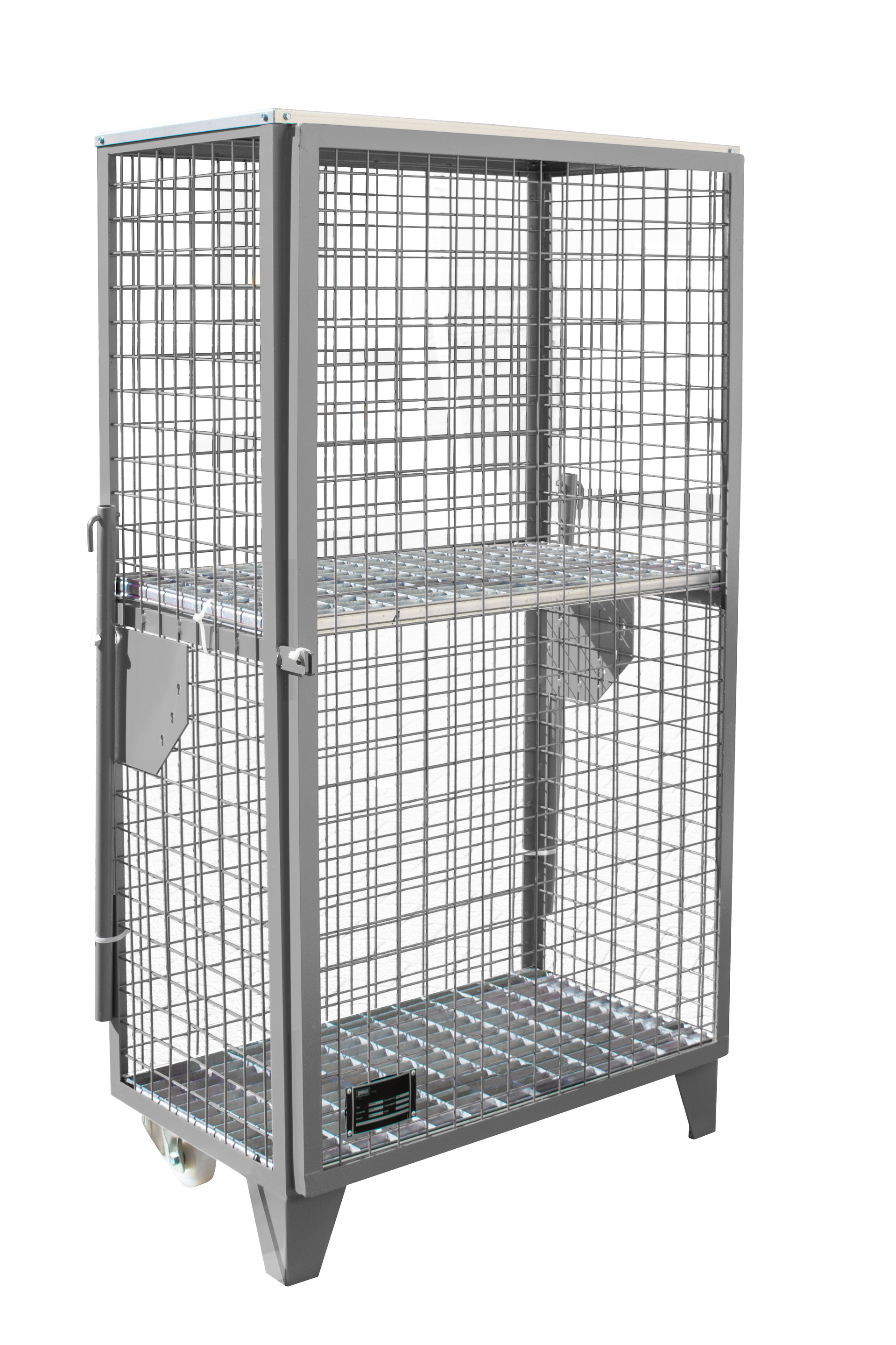 Gasflaschen-Depot Typ GFD-R RAL 7005 Mausgrau