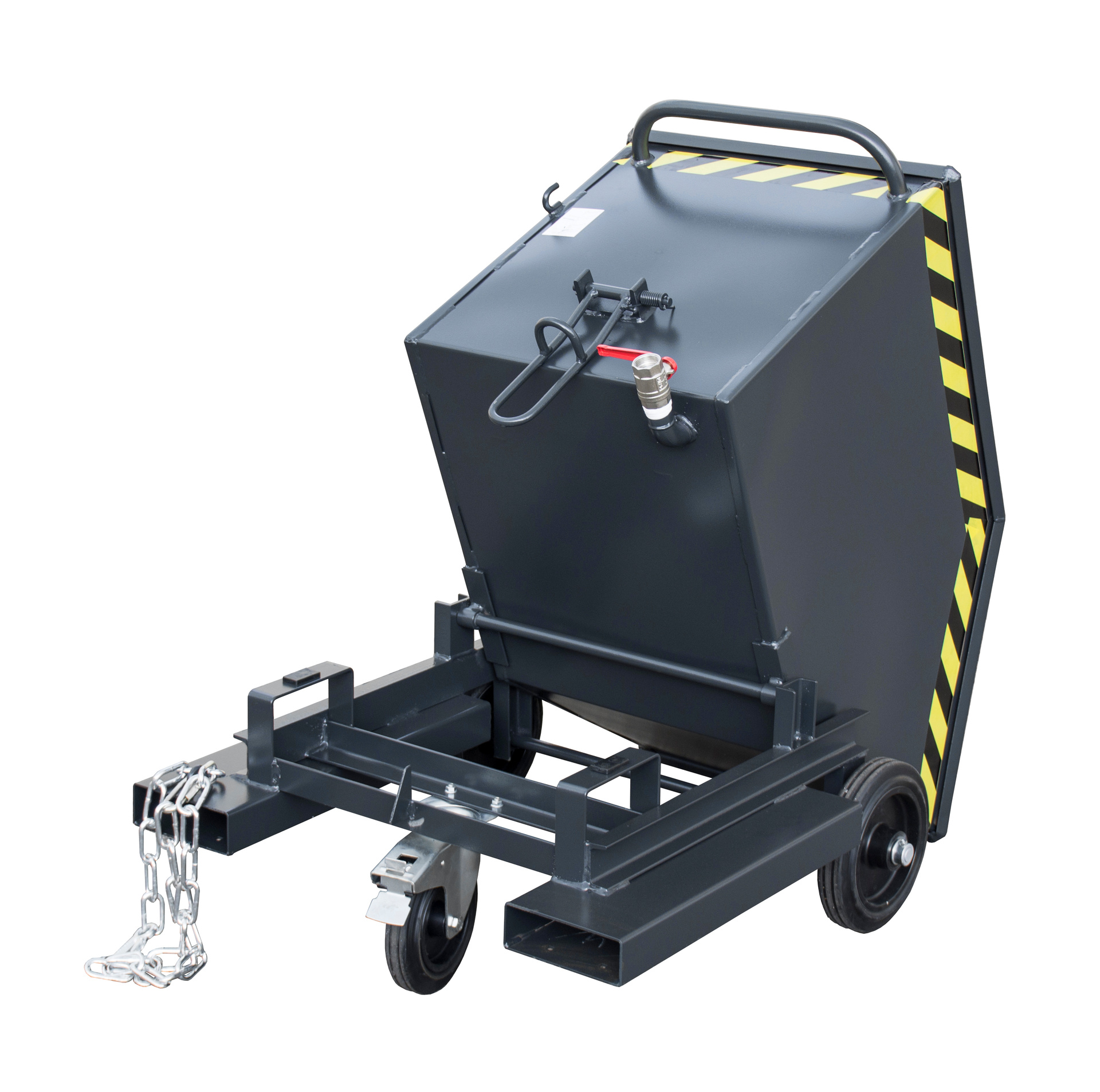 Späne-Kastenwagen Typ SKW-ET RAL 7021 Schwarzgrau