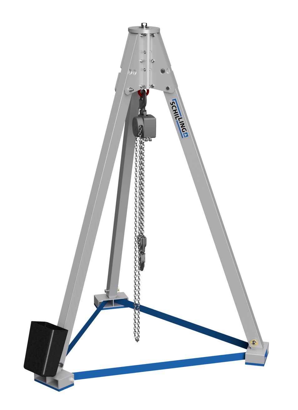 alu-dreibock-3t-eingefahren