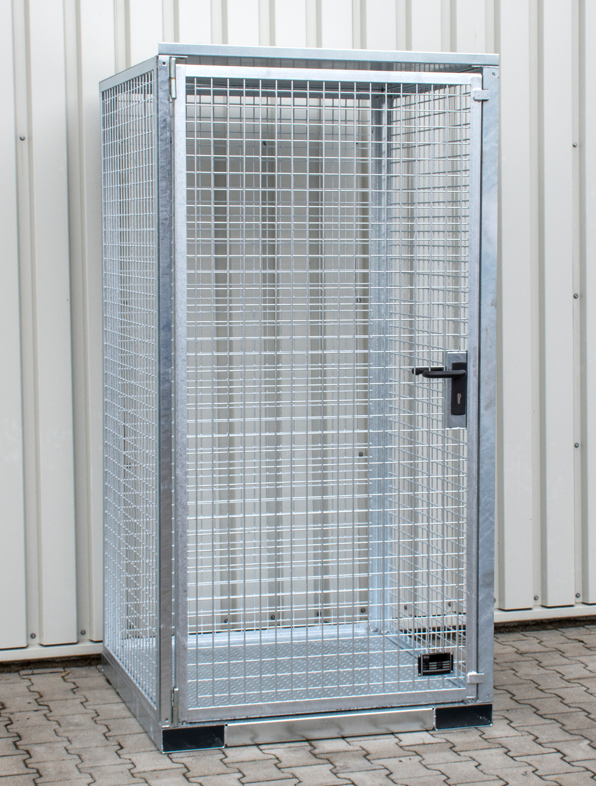 Gasflaschen-Container Typ GFC-E/T feuerverzinkt