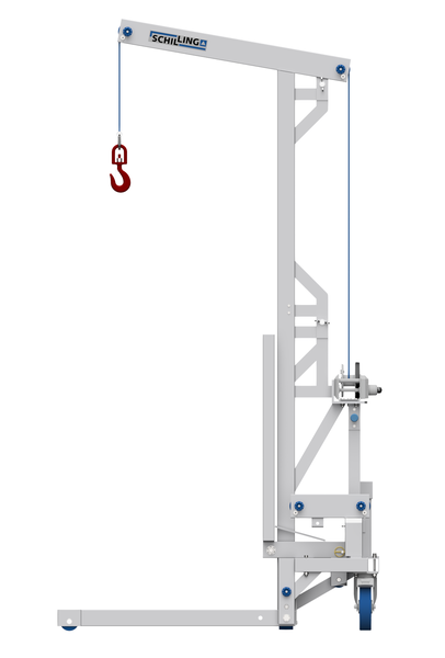 Alu-Multilift mit Auslegerarm - Seitenansicht