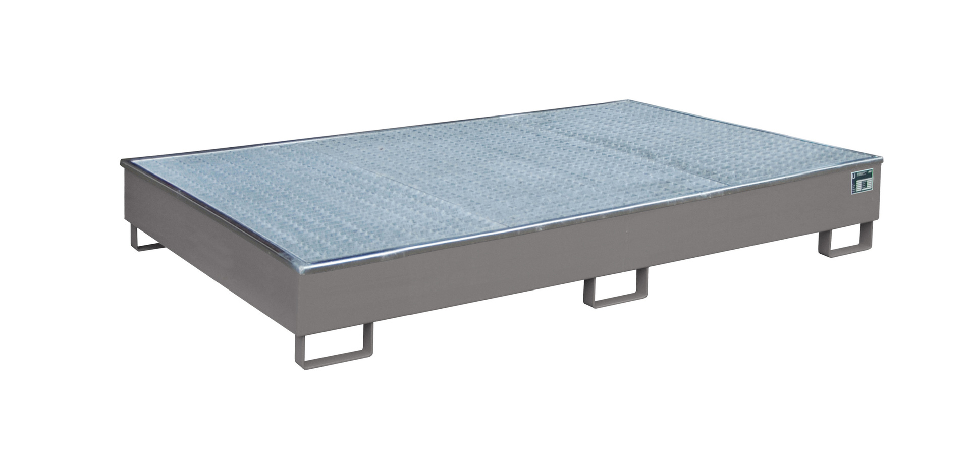 Regalwanne mit PE-Einsatz Typ RW-GR PE RAL 7005 Mausgrau