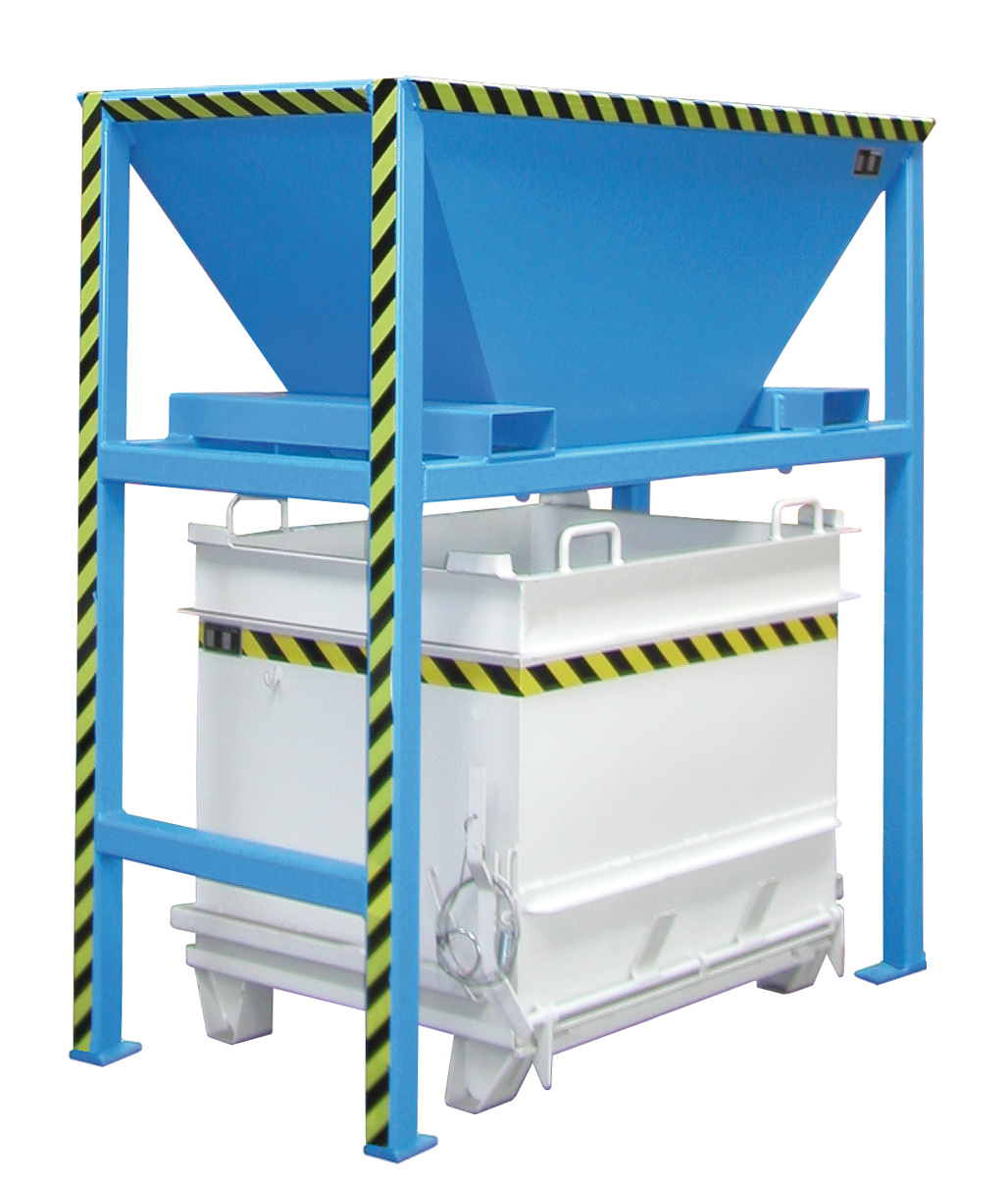 Befülltrichter Typ BTS RAL 5012 Lichtblau