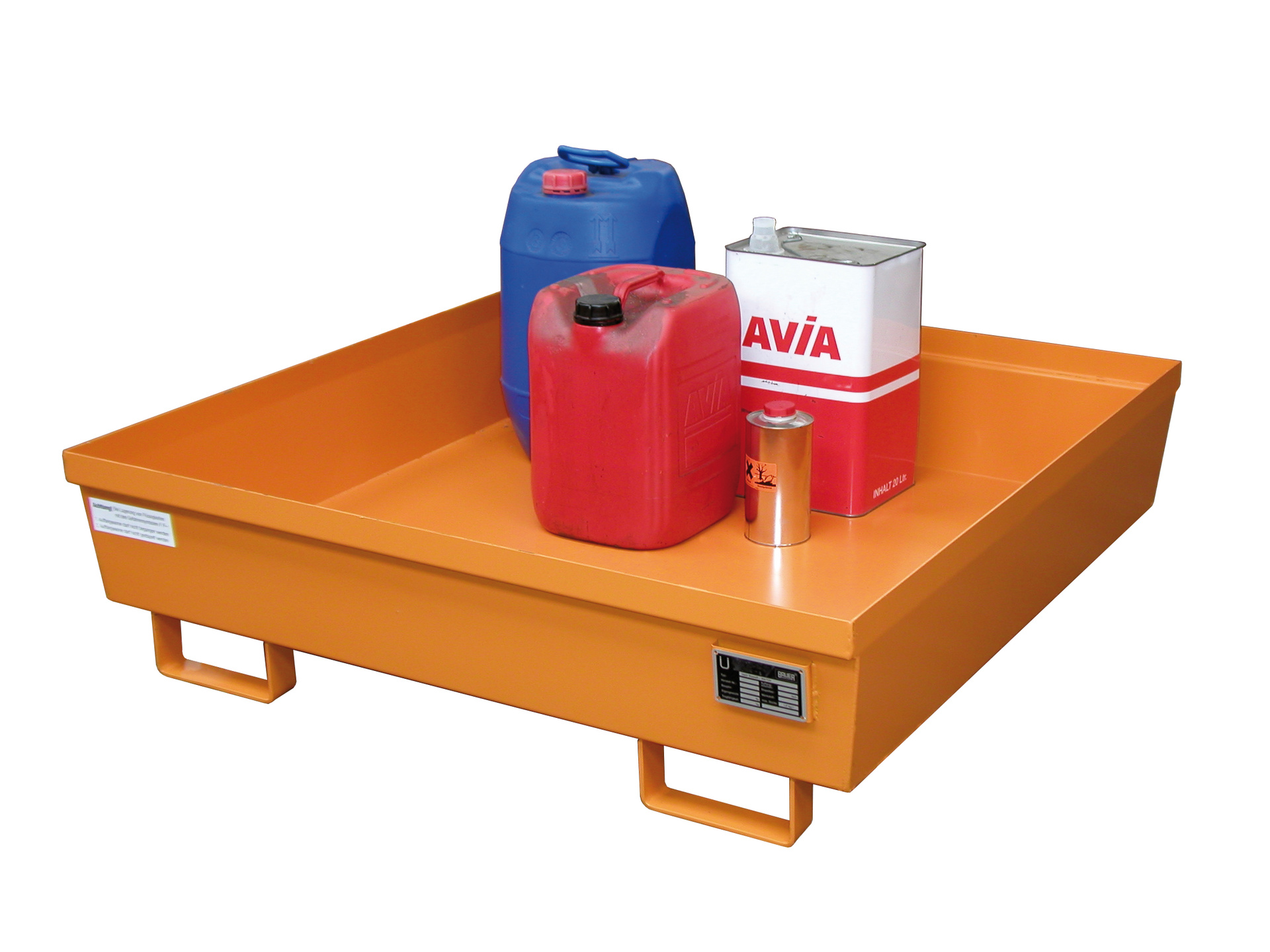 Auffangwanne Typ AO RAL 2000 Gelborange