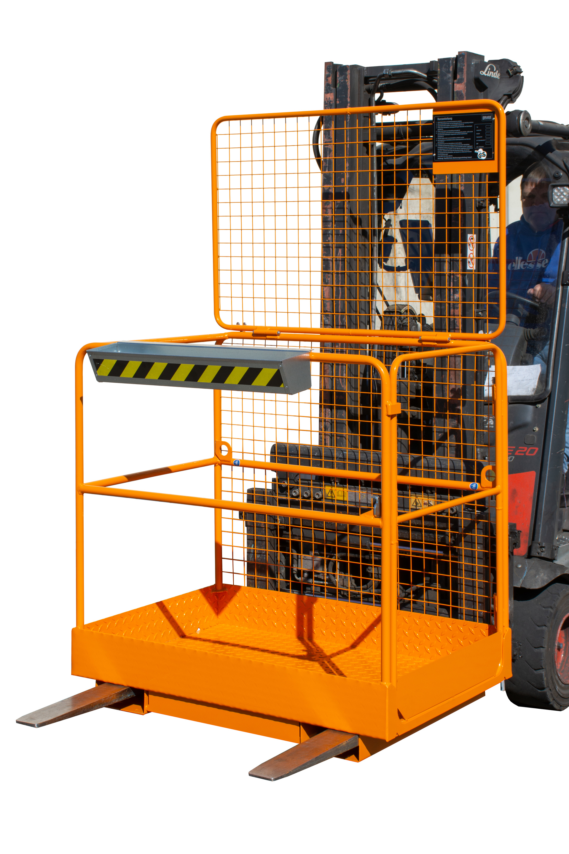 Sicherheitskorb Typ SIKO RAL 2000 Gelborange