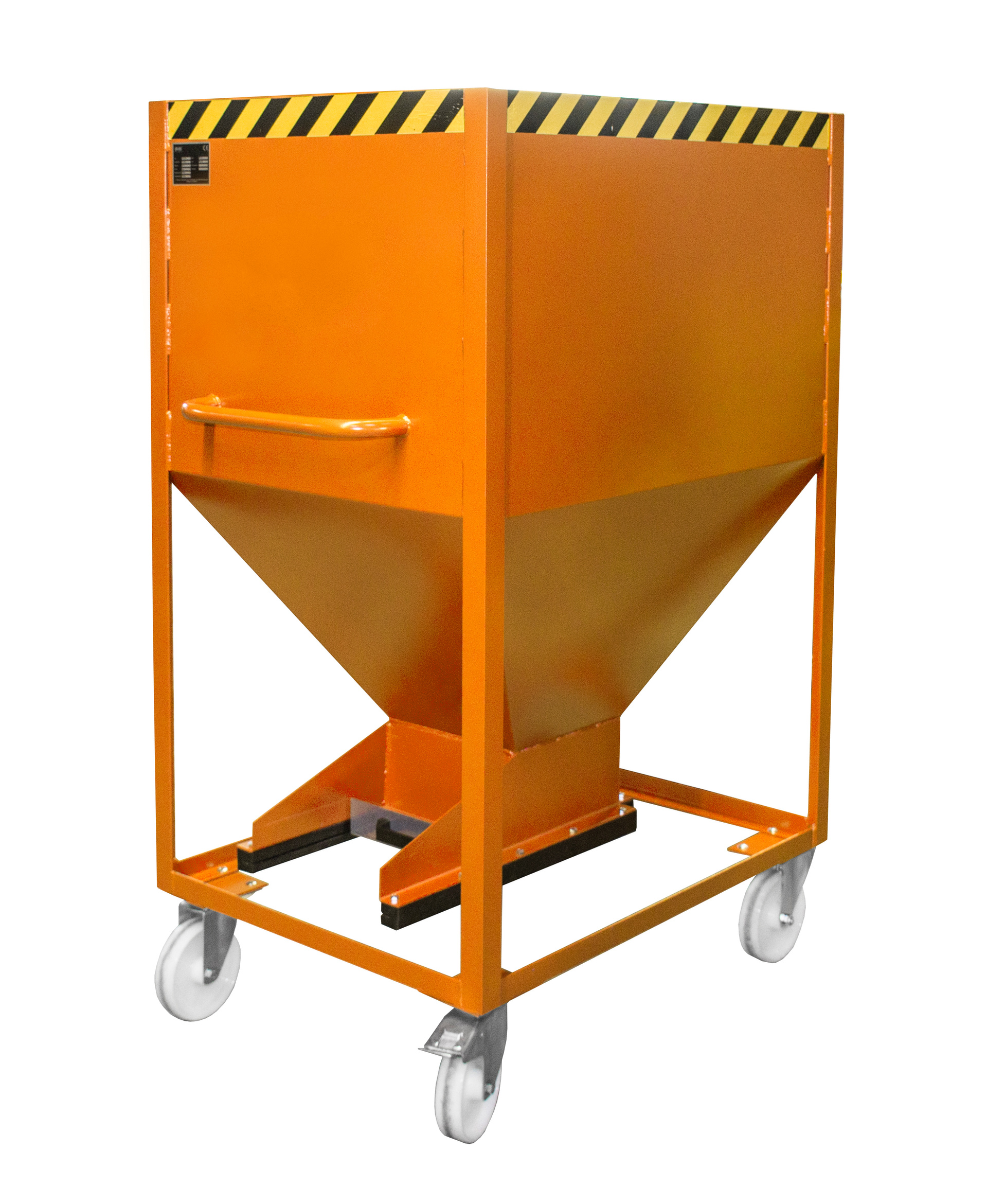 Silobehälter Typ SR-D RAL 2000 Gelborange